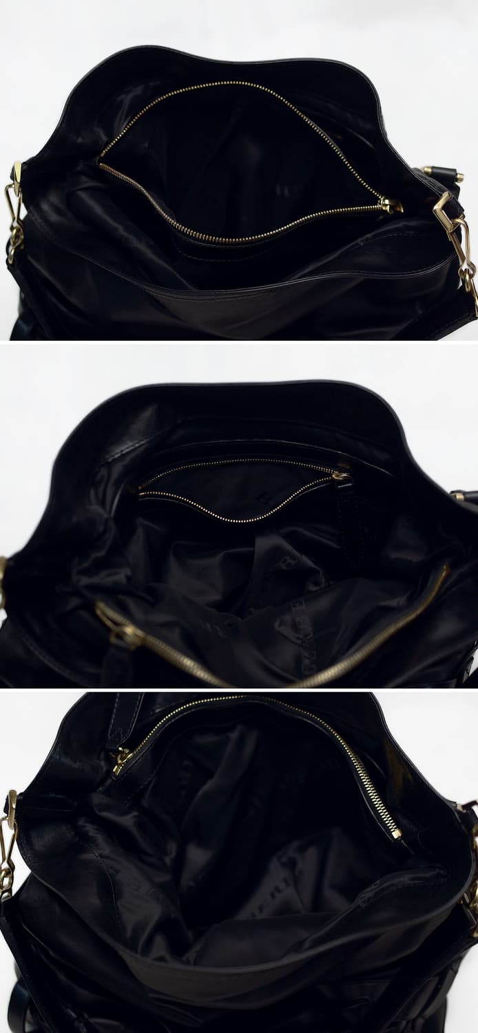 버버리 고스포드 블랙 나파레더 벨티드 2웨이 호보백 상품이미지6