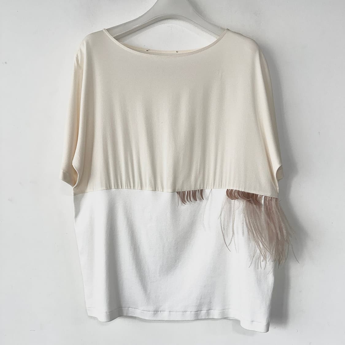 파비아나필리피 실크 배색 티블라우스 상품이미지1