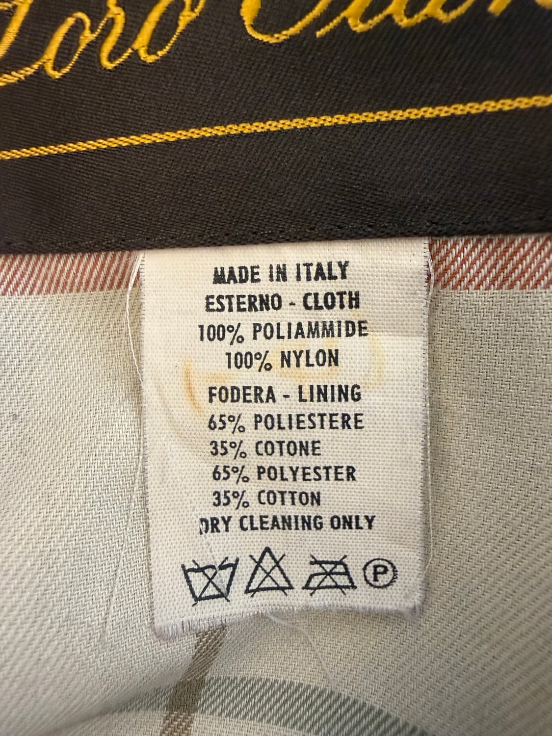 로로피아나 다크네이비 가죽 카라 자켓  상품이미지8