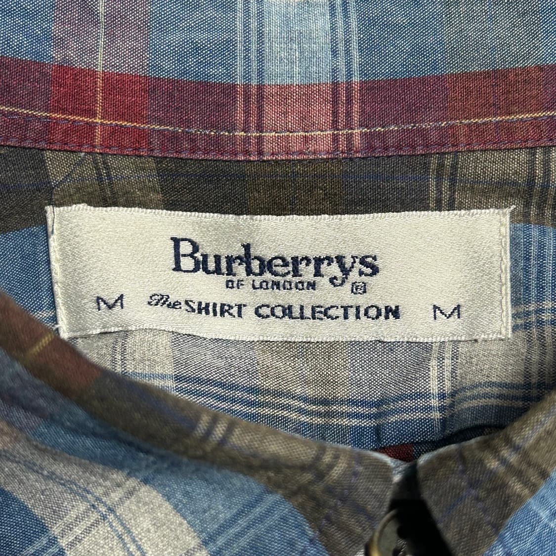 M 버버리 블루 노바체크 셔츠 상품이미지4