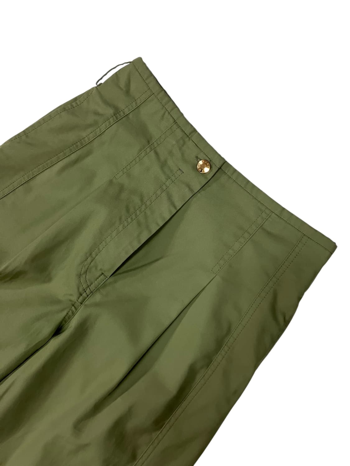 산드로 카키 스티치 팬츠 38 상품이미지3