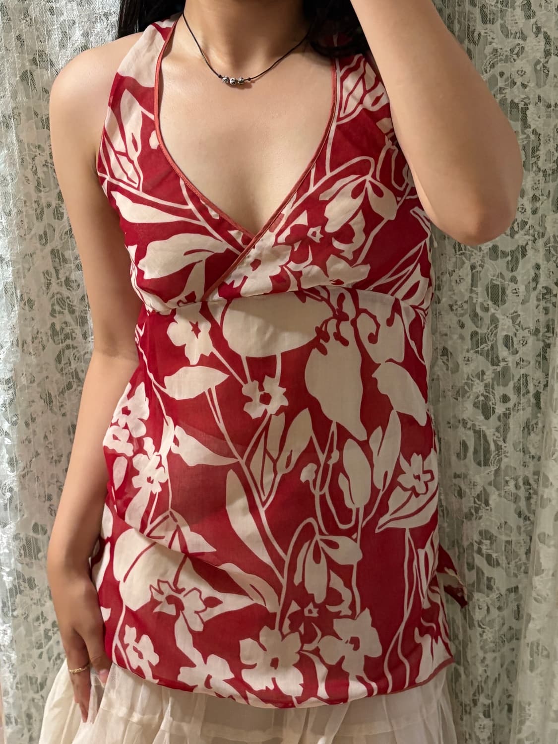 Red halter neck  상품이미지2