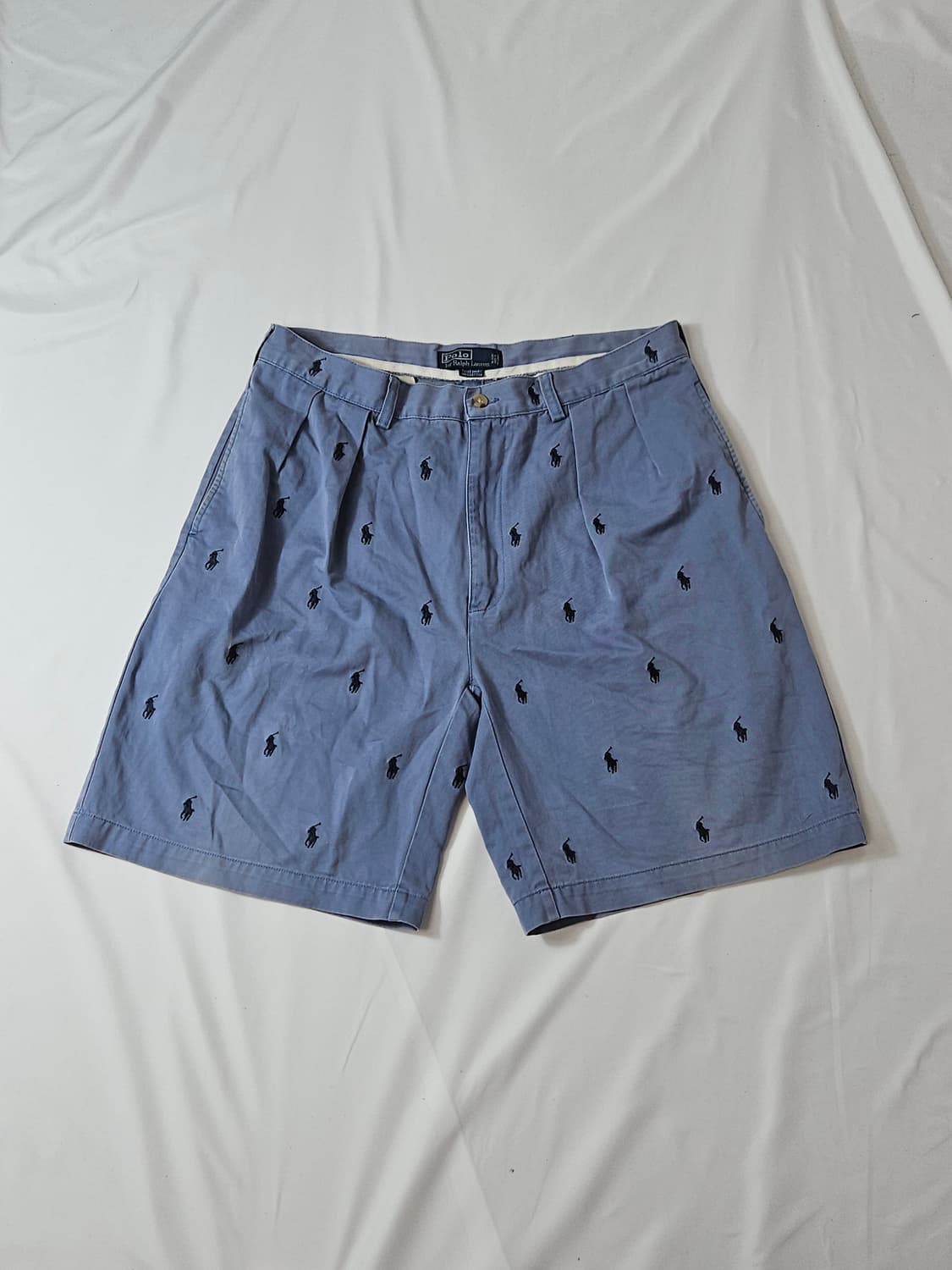 폴로 랄프로렌 정품 멀티포니 숏팬츠 반바지 코튼 34 상품이미지1