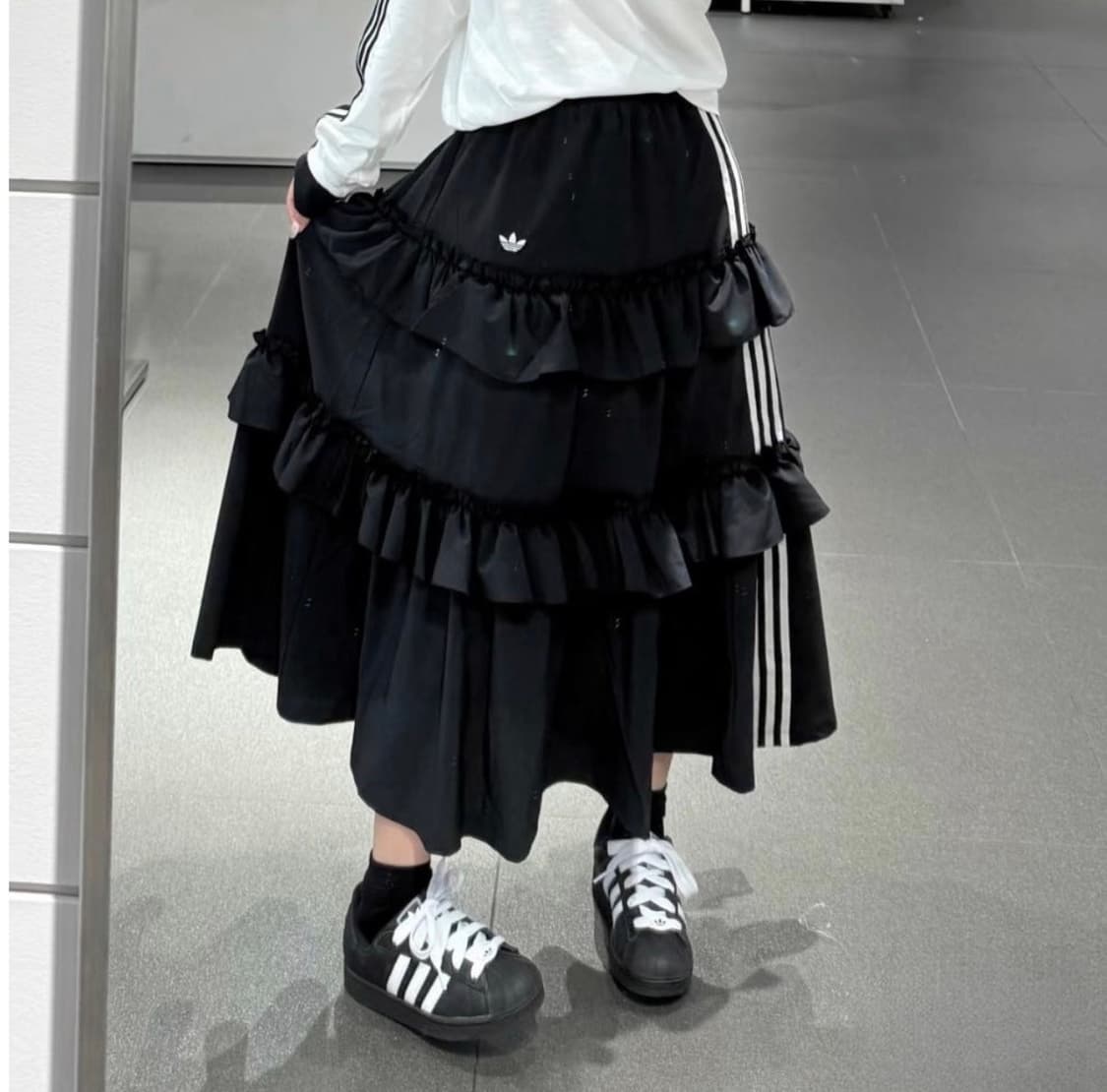 하루특가)아디다스 롱스커트 블랙 xs 상품이미지1