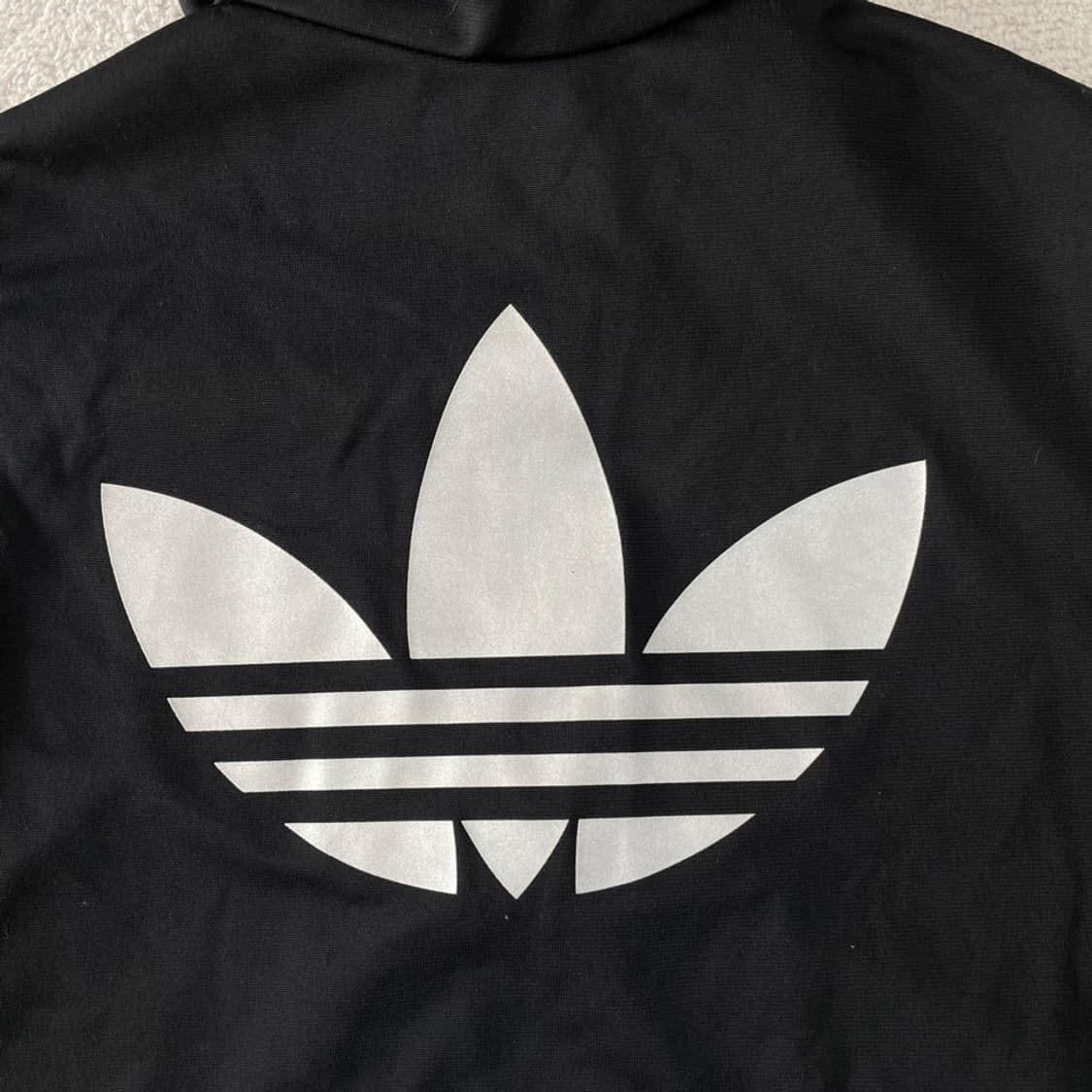 85 아디다스 여성 파이어버드 블랙실버 빅로고 져지 상품이미지9