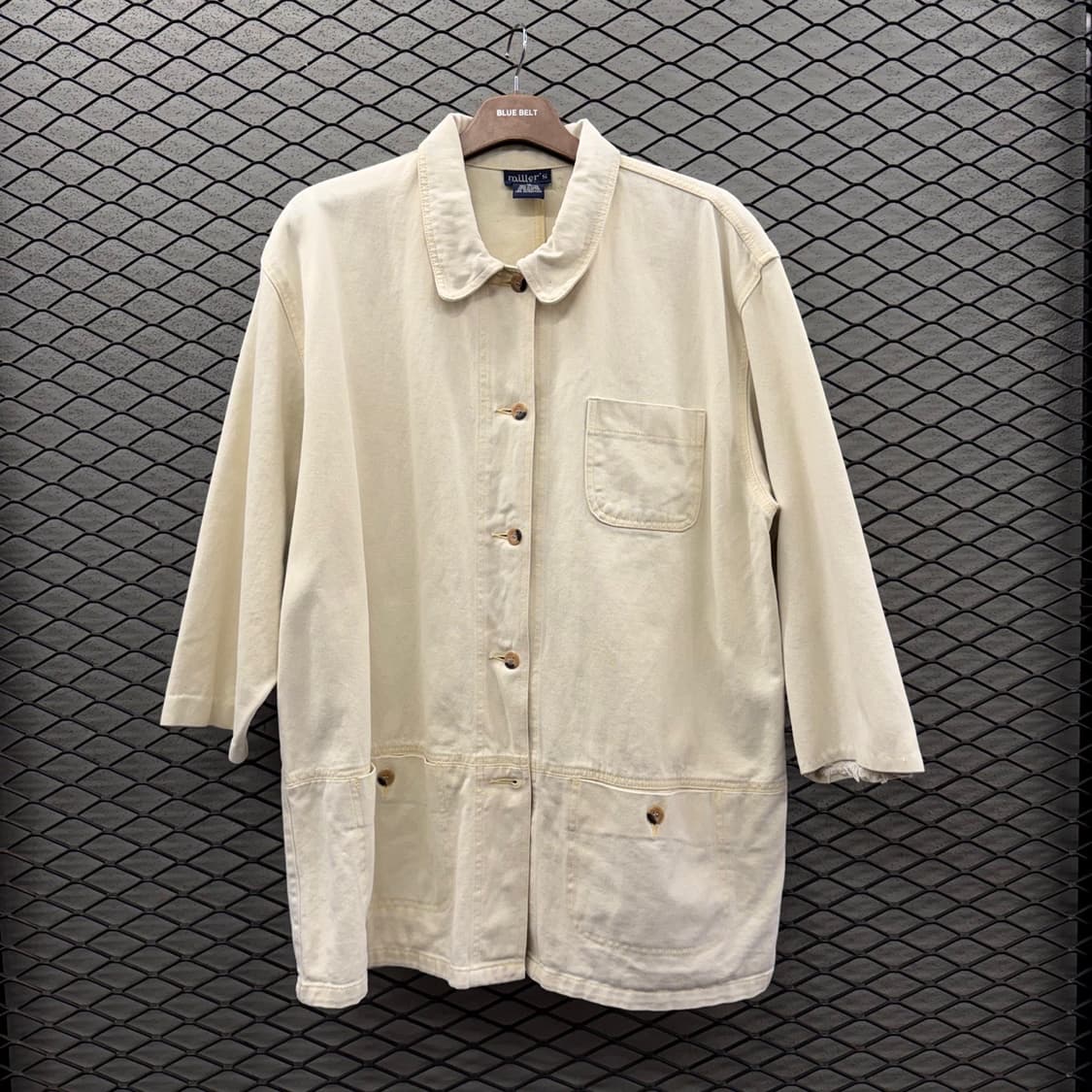 USA VINTAGE 프렌치워크자켓 7부소매 스냅포켓 디테일 상품이미지2