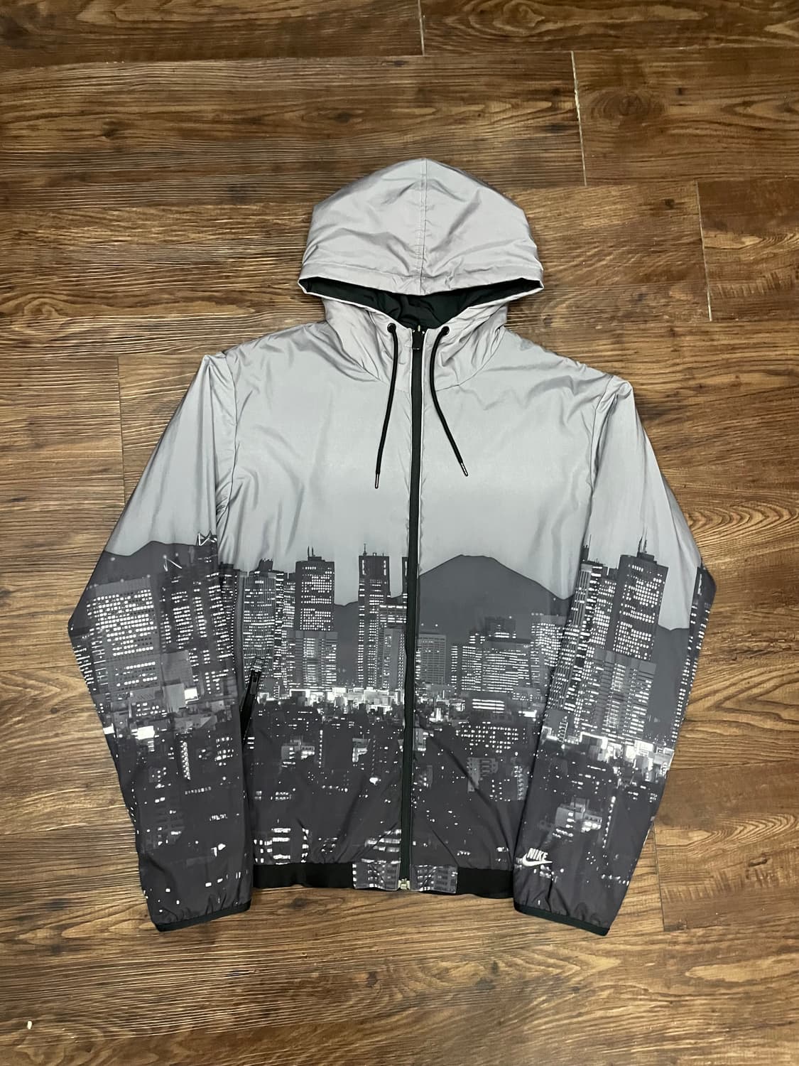 00s 나이키 피카소 밤도시 리버시블 바람막이 점퍼 상품이미지1