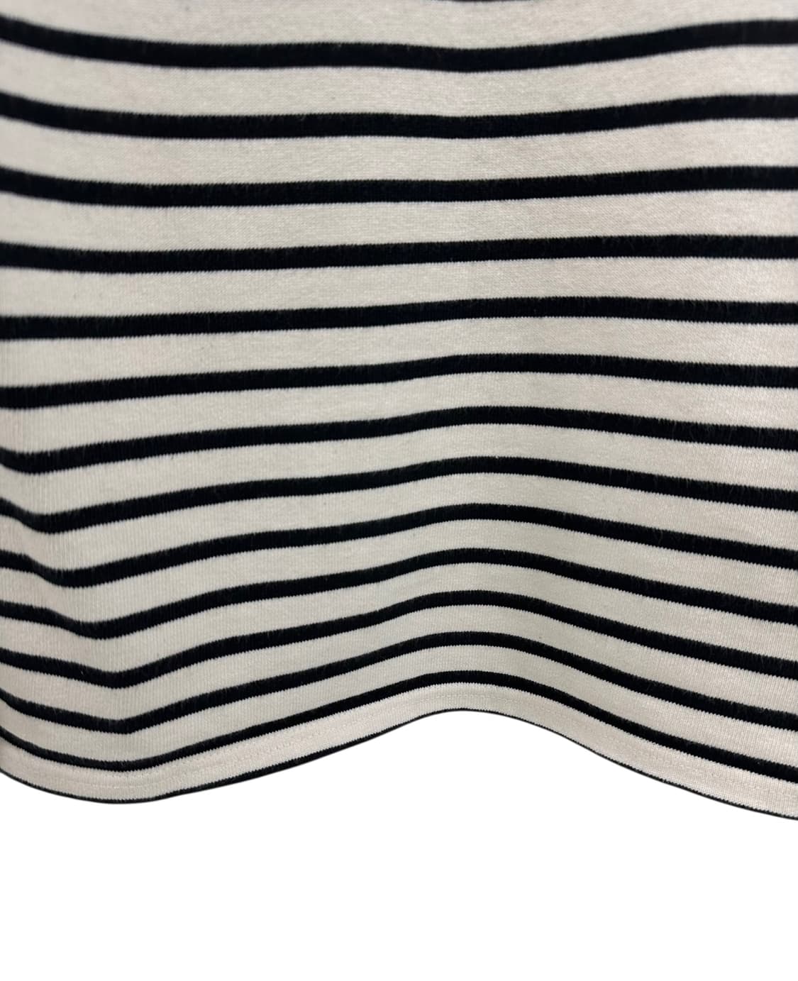 세인트제임스 줄무늬 롱슬리브 긴팔티 아이보리&블랙 (S) 상품이미지6