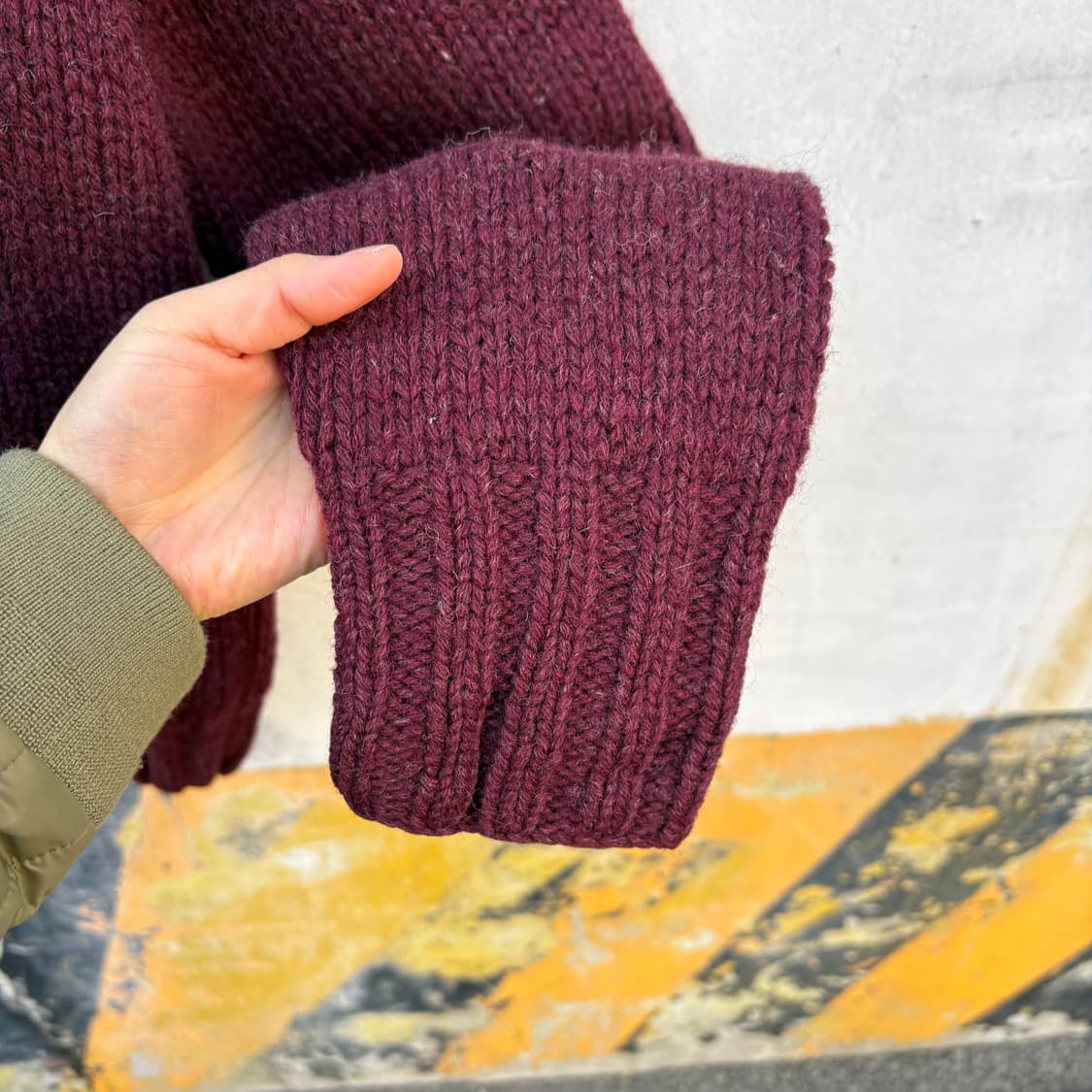 Polo 90s 폴로 도그 강아지 울 핸드 니트 상품이미지5