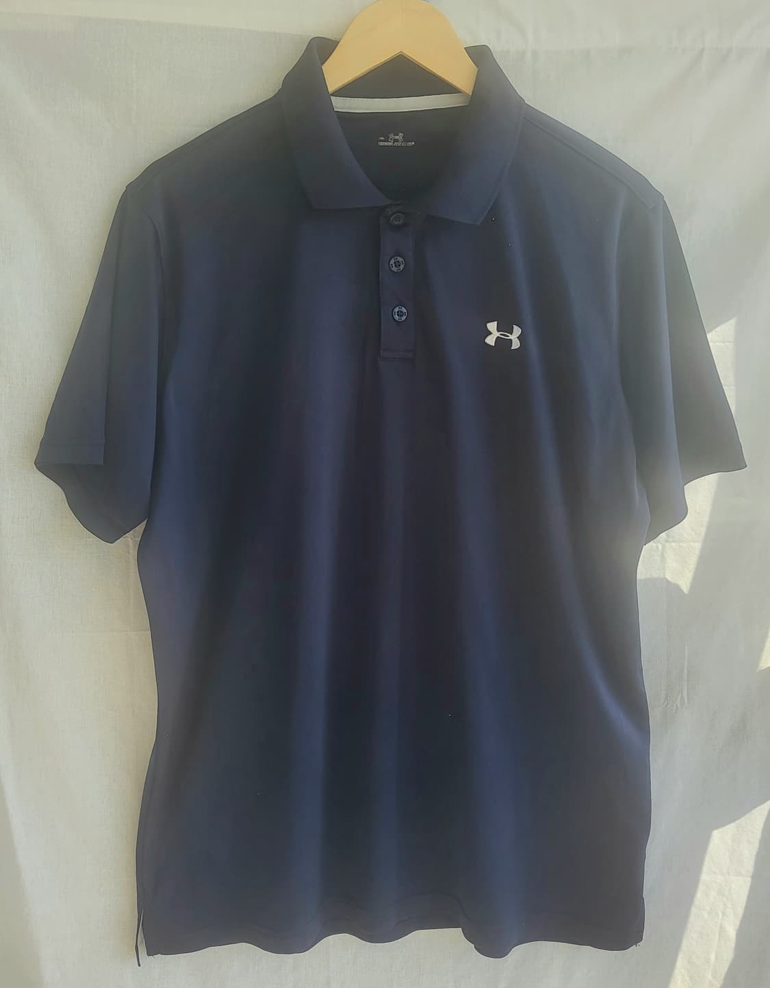 언더아머(UNDER ARMOUR) 남성용 폴리 기능성 반팔 카라티 상품이미지1