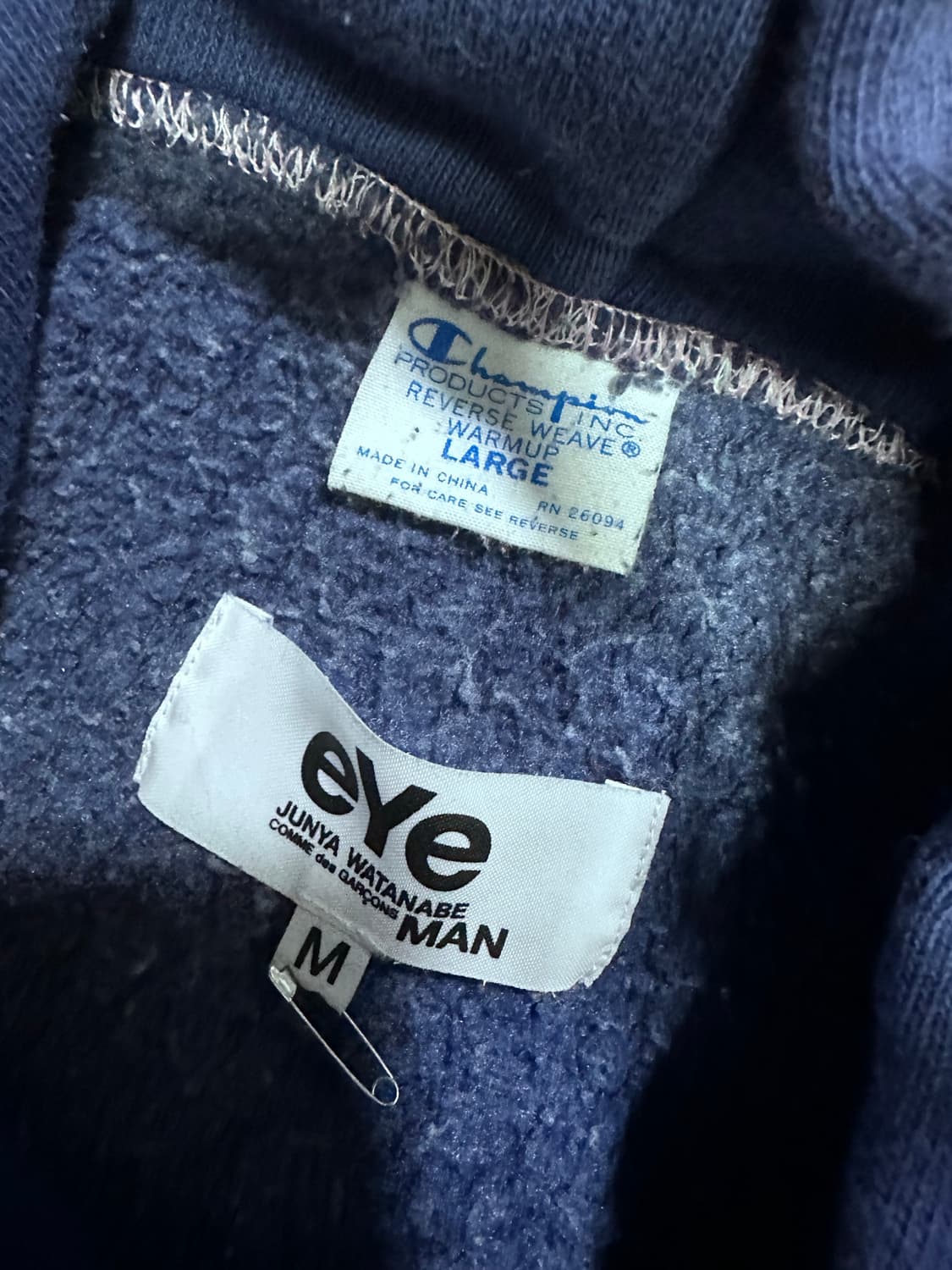 희귀 매물-준야 와타나베 eYe x 챔피온 후드티 상품이미지3