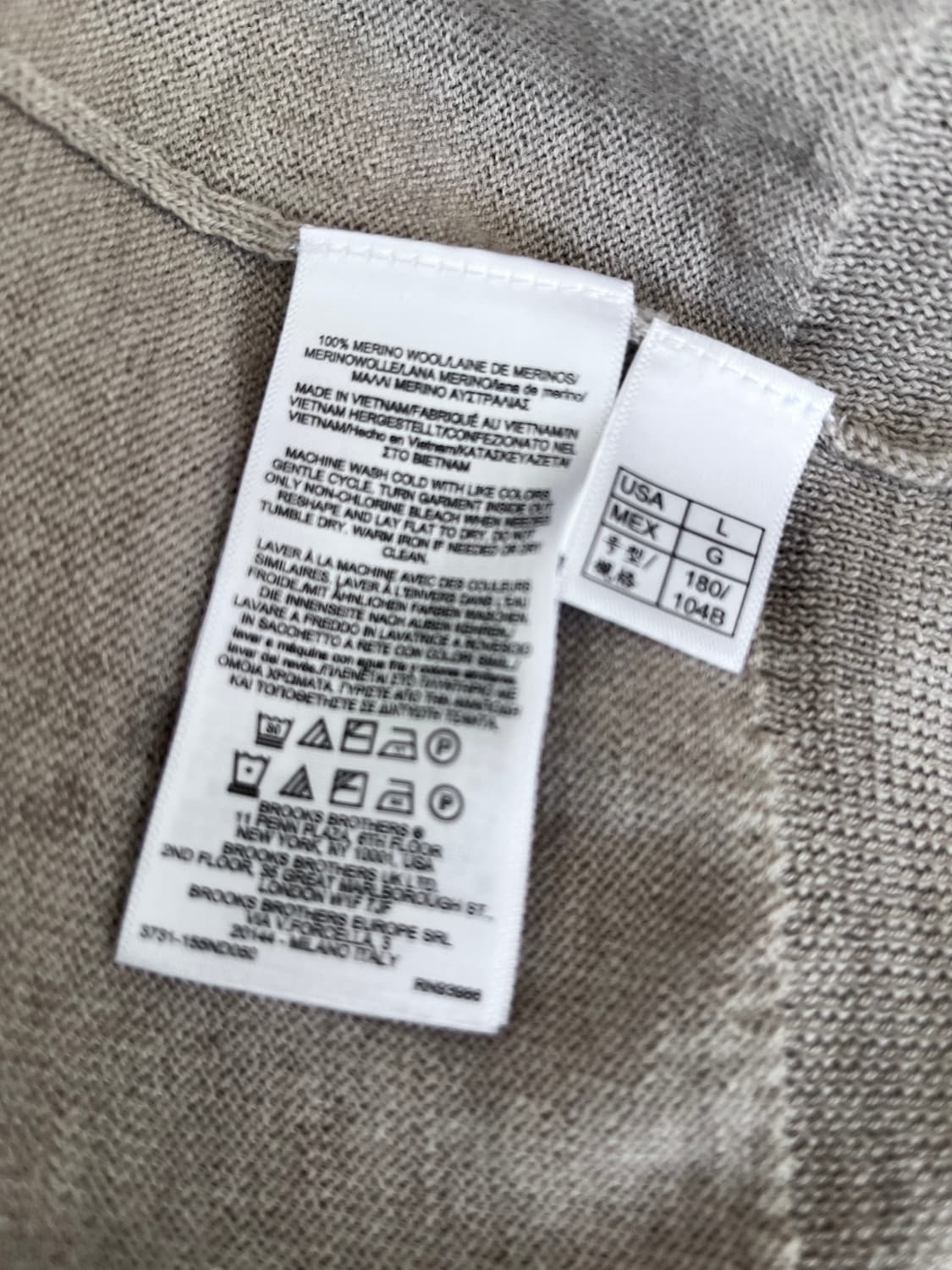 브룩스브라더스 남성 울라운드니트
 상품이미지6