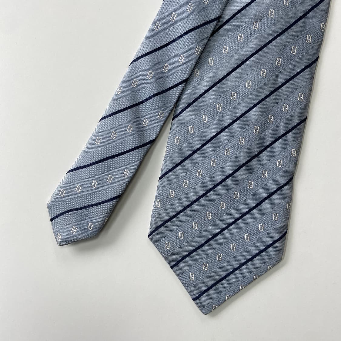  펜디 신형라벨 모노그램 FENDI 정품 명품 넥타이 상품이미지3