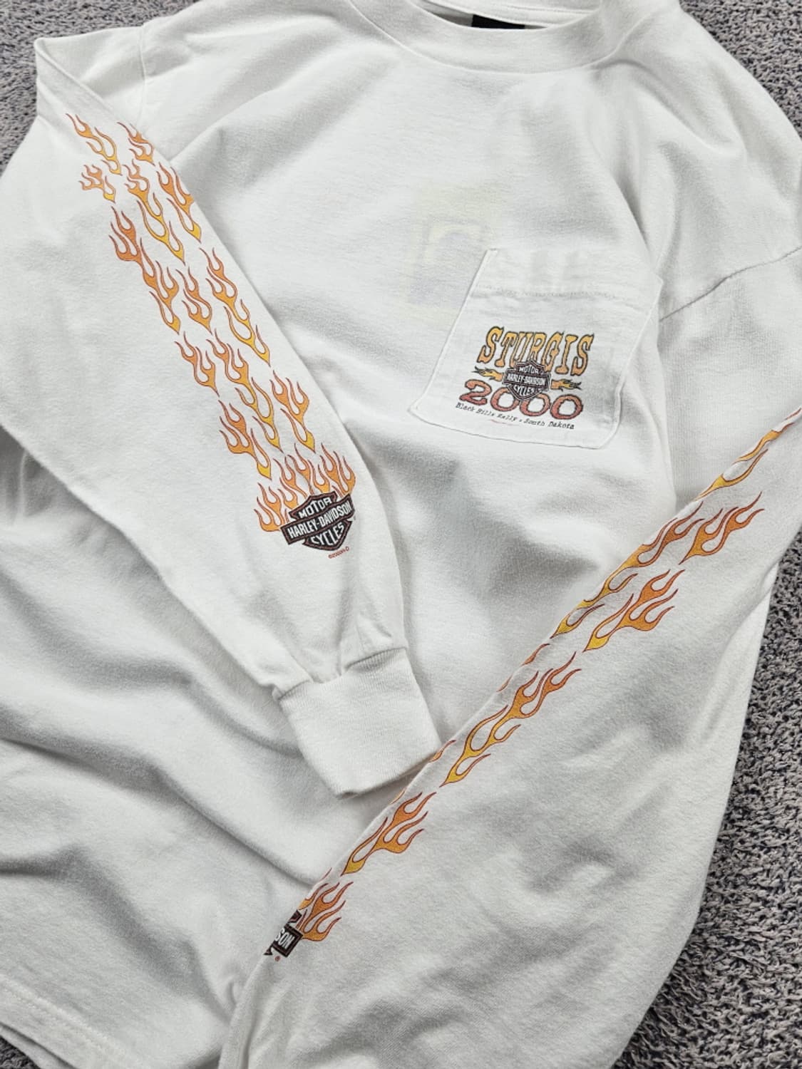 할리데이비슨 블랙힐스스터지스 랠리 플레임 롱슬리브 ( L )/ 10541 상품이미지6