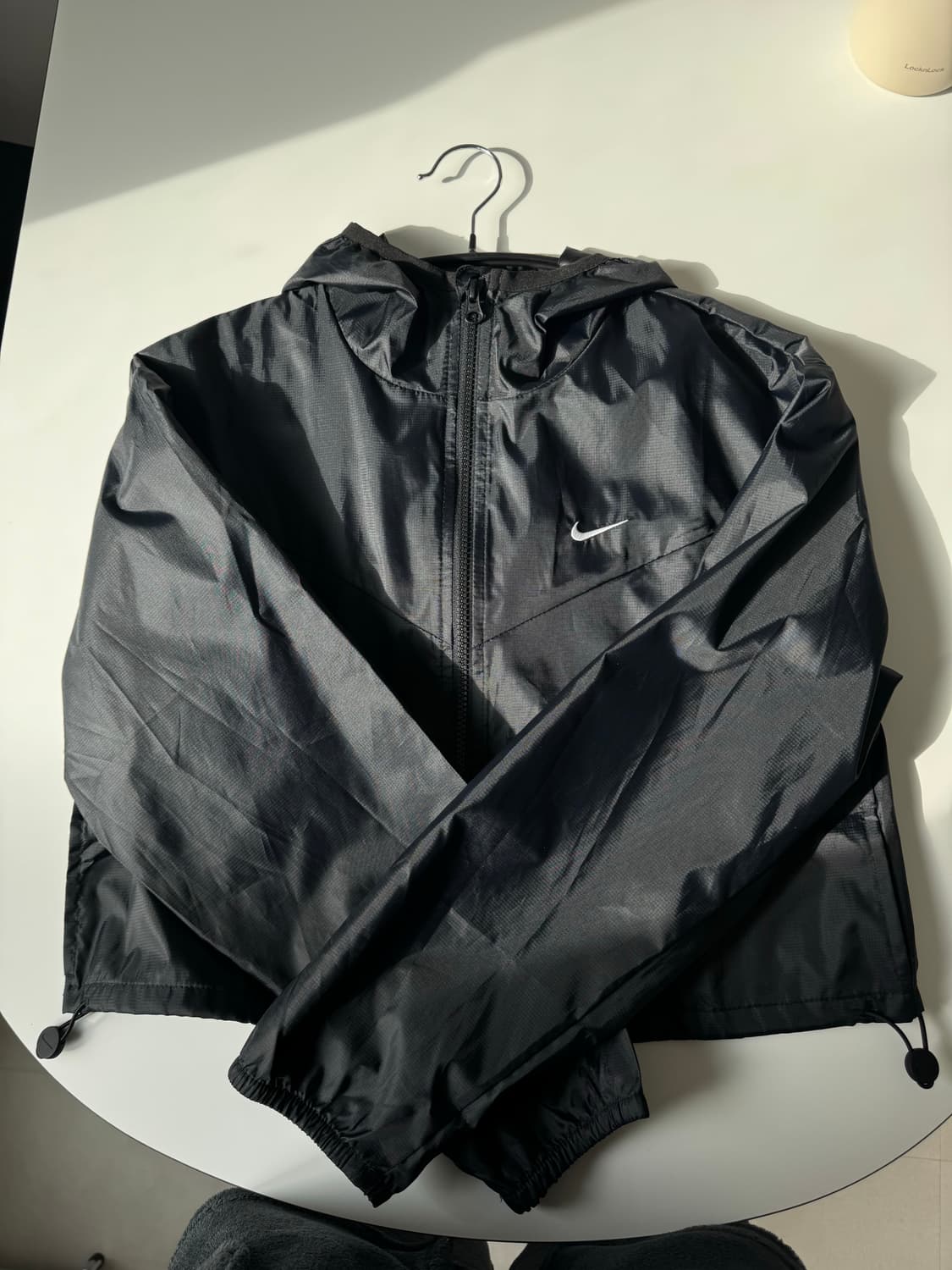 나이키 여성 크롭 바람막이 블랙 S 상품이미지4