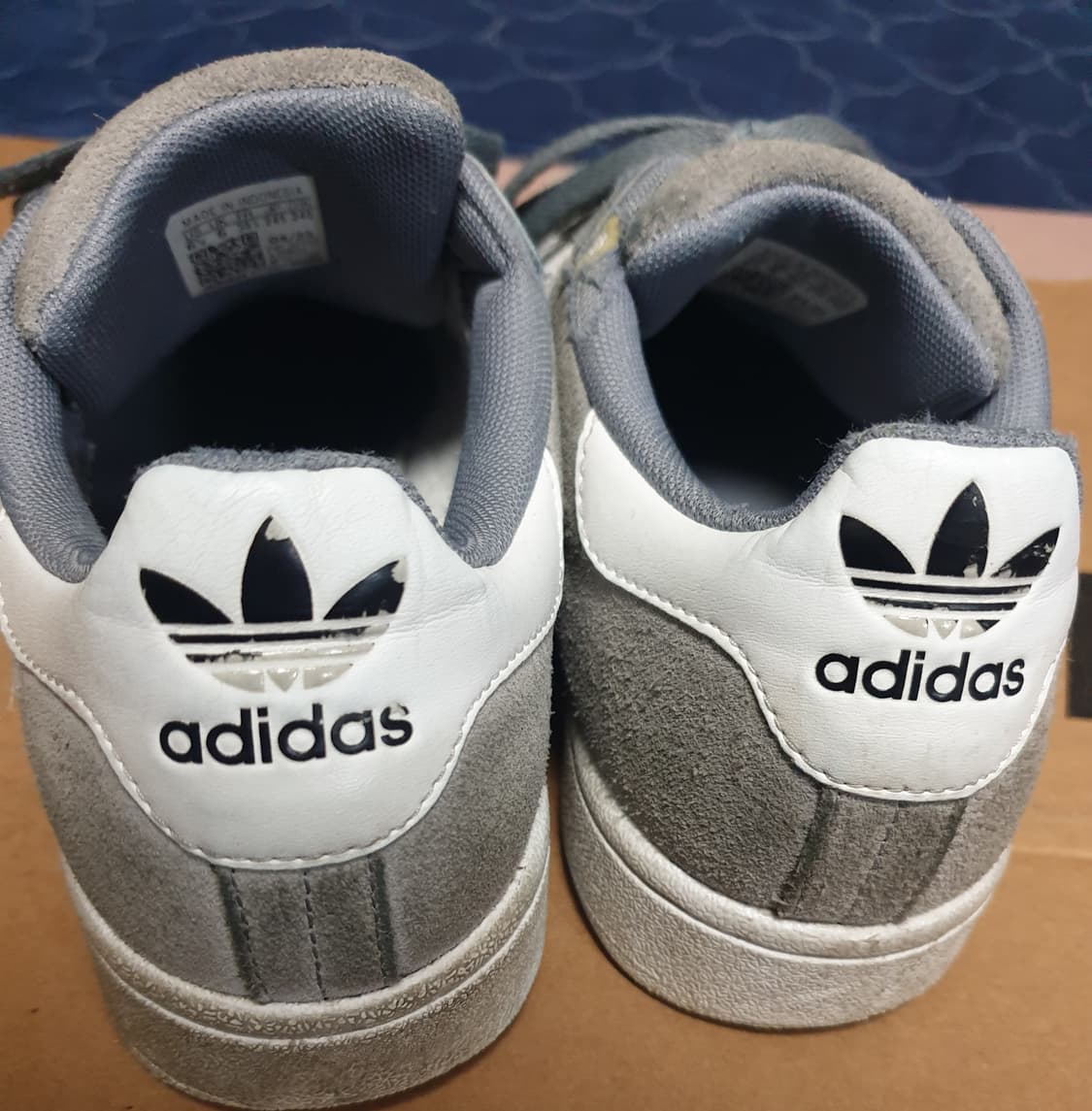 아디다스 캠퍼스2 스웨이드 스니커즈 그레이 (245) 상품이미지6