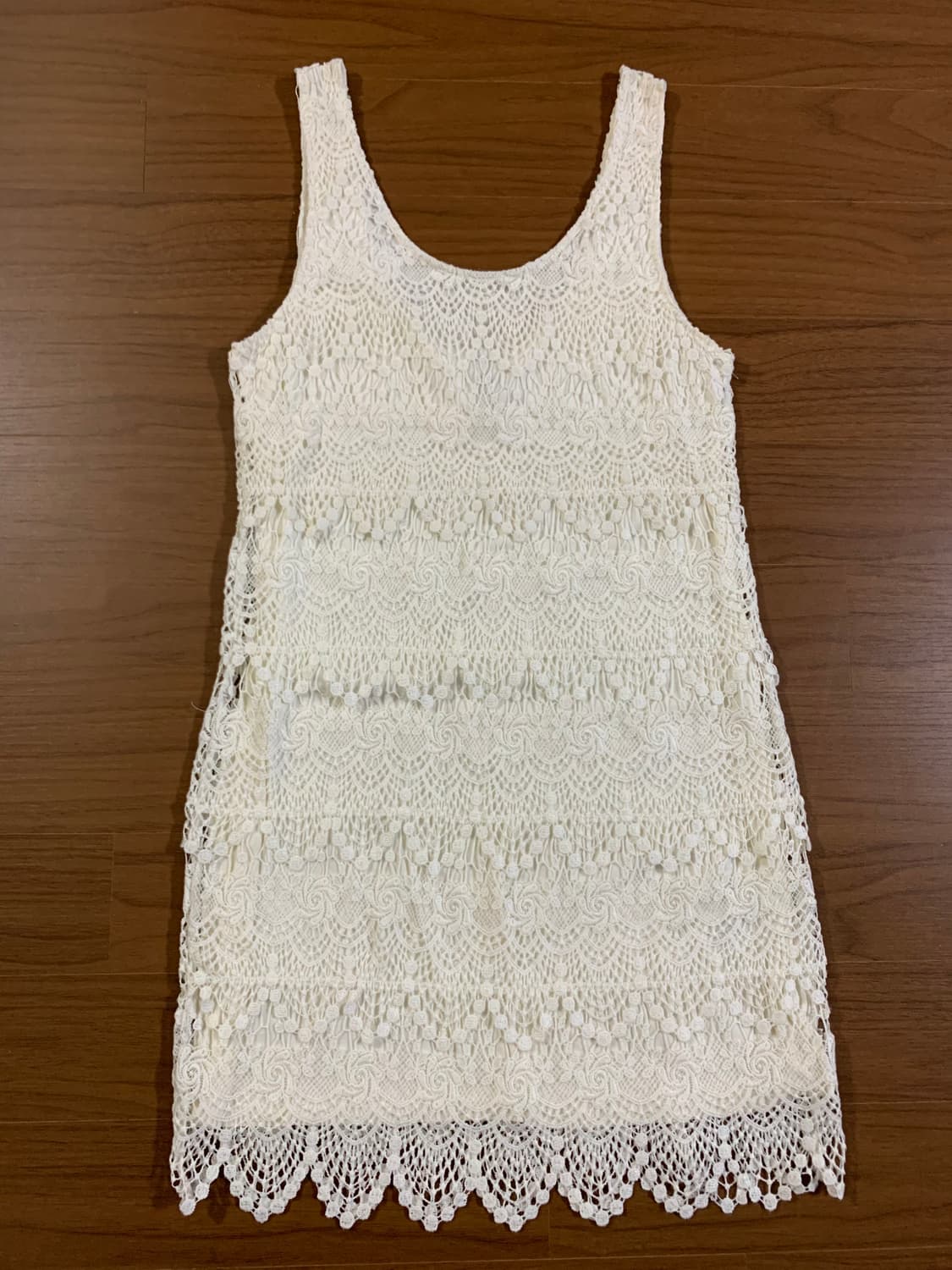 H&M 아이보리 아일렛 드레스(민트급_XS사이즈) 상품이미지1