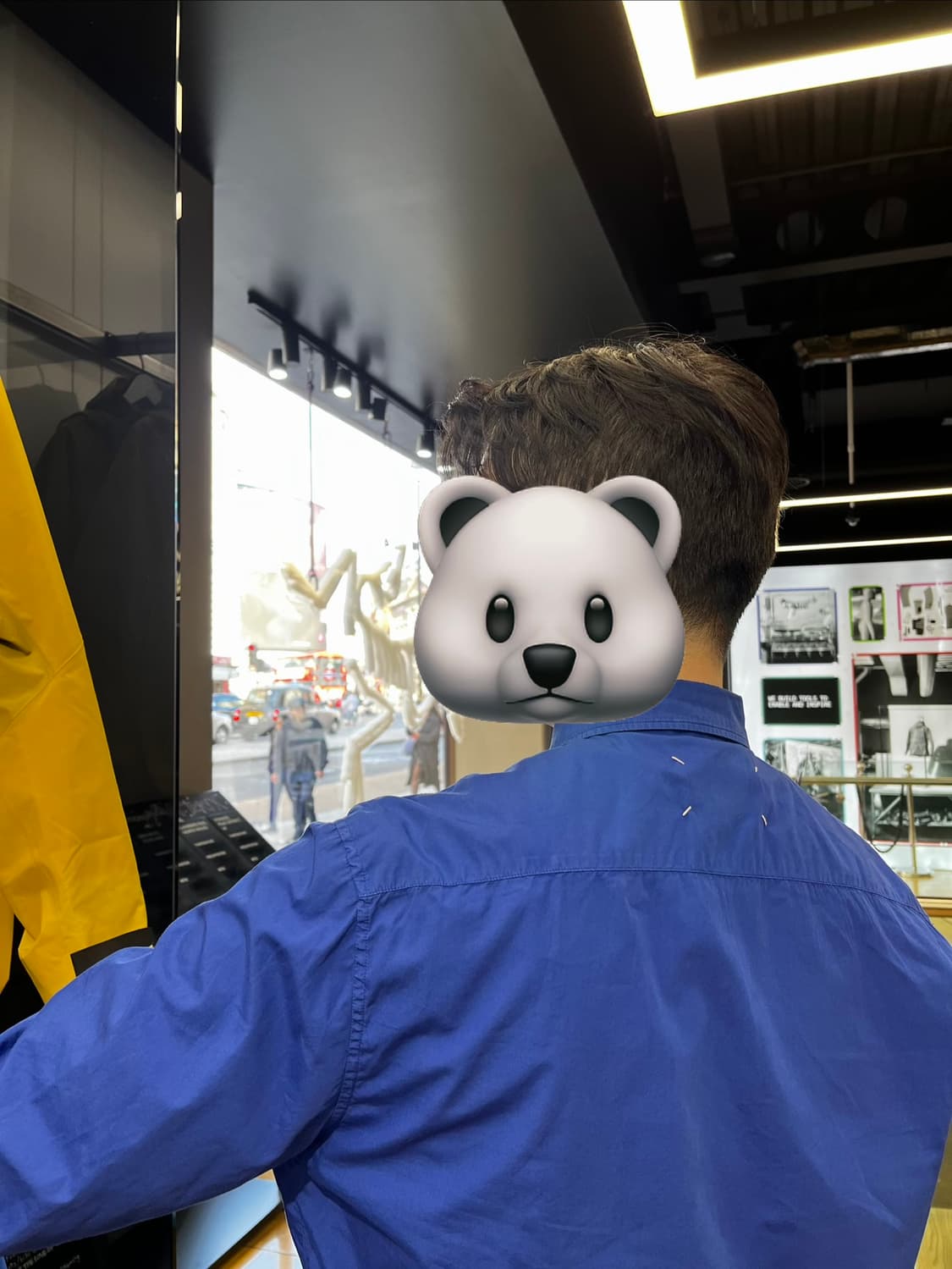 마르지엘라 셔츠 블루 상품이미지5