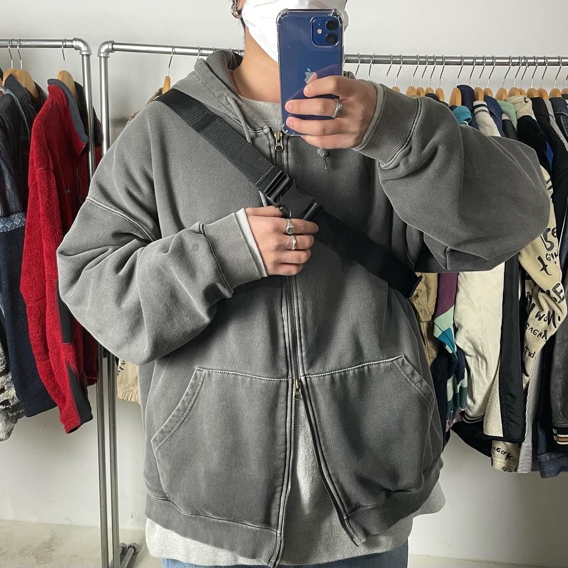 나이키 화이트 올드스쿨 슬링백 상품이미지4