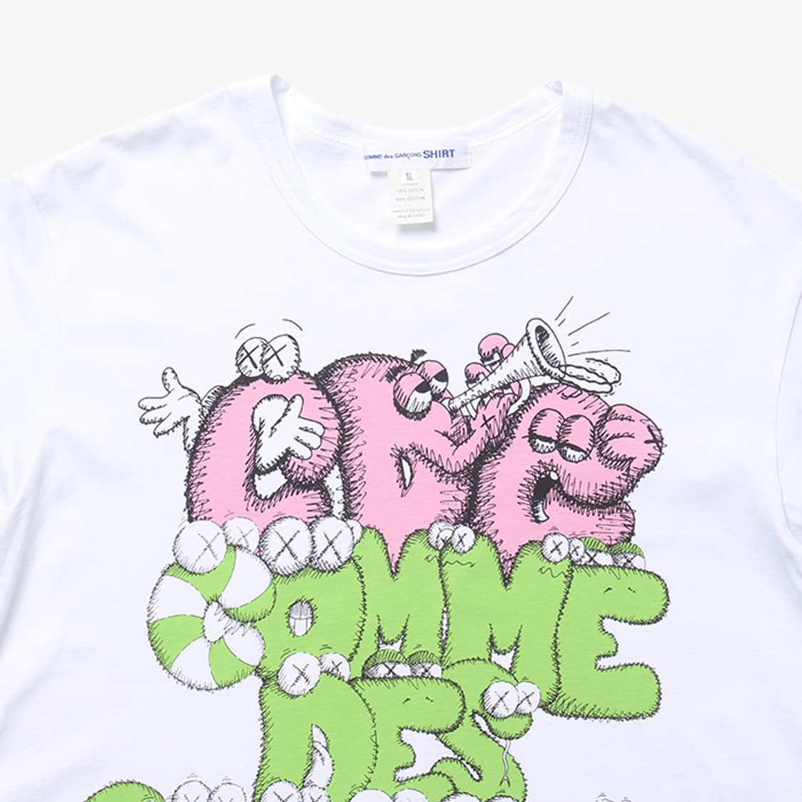  CDG X KAWS "White T-Shirts" 상품이미지2