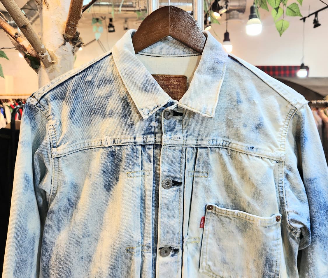 90s 리바이스 LVC 506XX 빅E 1세대 셀비지 데님자켓 상품이미지2