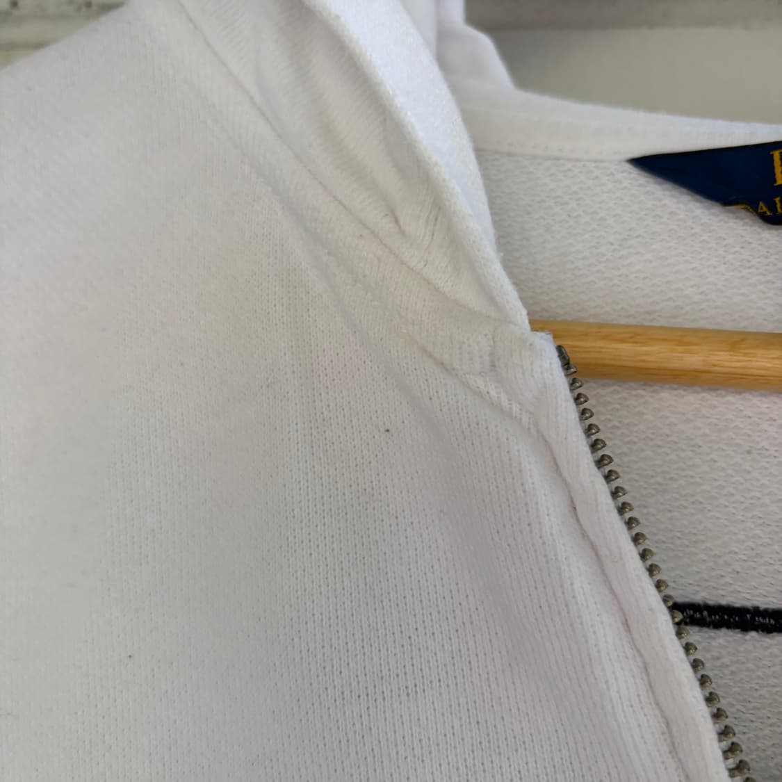 폴로 빅포니 성조기 화이트 후드집업 상품이미지6