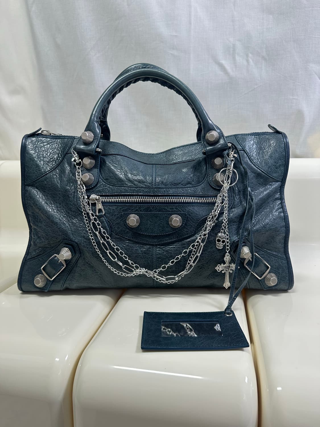 [A+ 정품] 발렌시아가 자이언트 시티 모터백 라지 상품이미지8