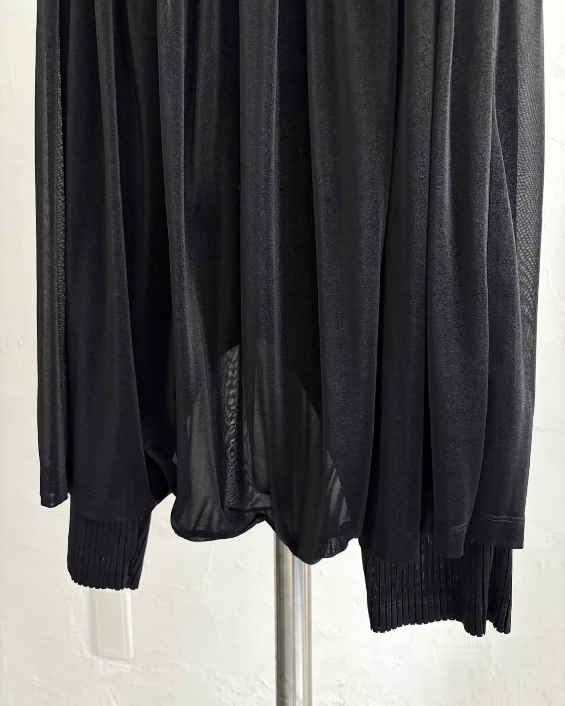 Issey Miyake 이세이미야케 블랙 플리츠 스커트 팬츠 상품이미지7