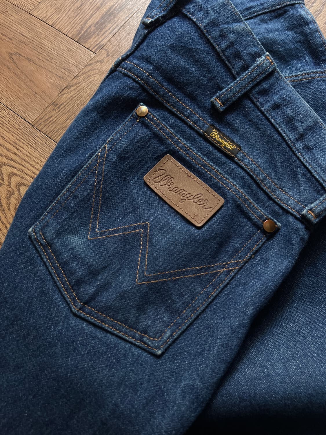 [34]랭글러 USA 스트레이트핏 진청 데님 팬츠 상품이미지5