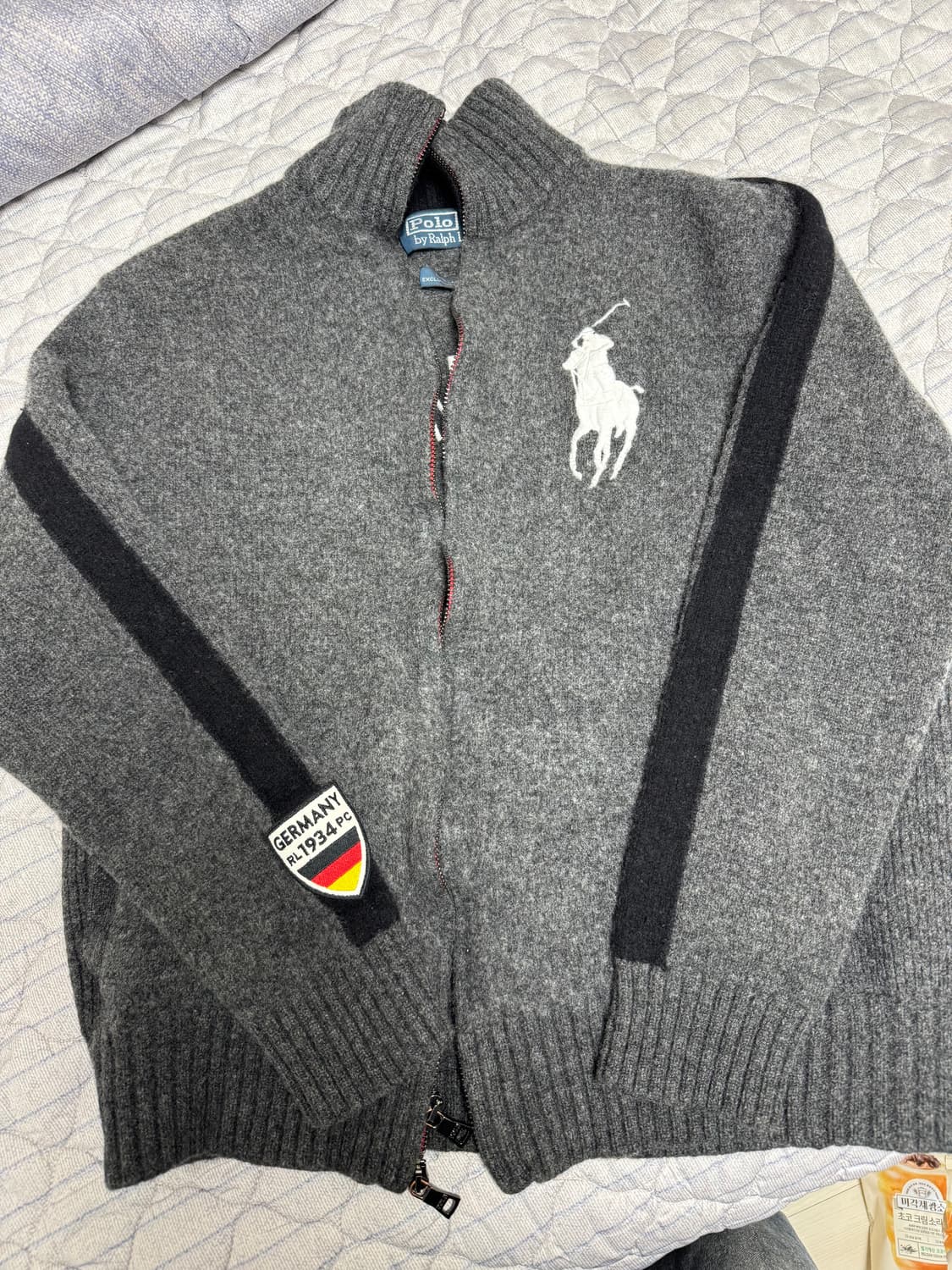 폴로 랄프로렌 빅포니 니트집업 상품이미지1