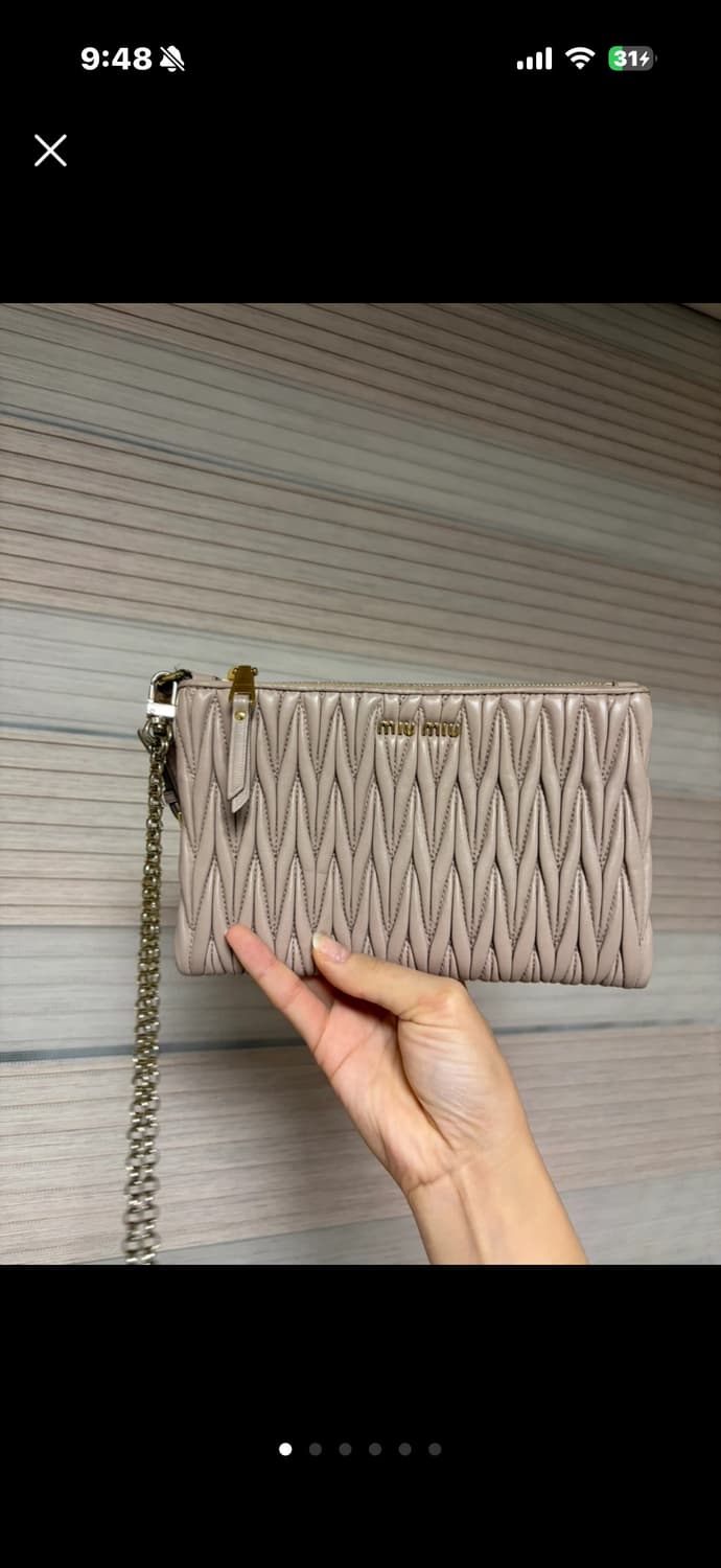 미우미우 마틀라쎄 정품 클러치 상품이미지3