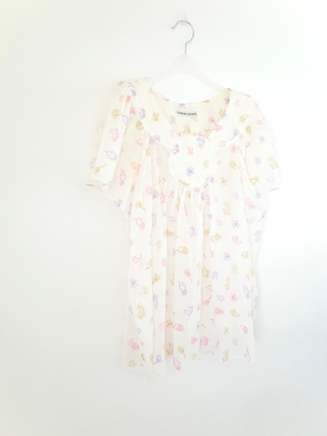 츠모리치사토 패턴 블라우스 상품이미지2