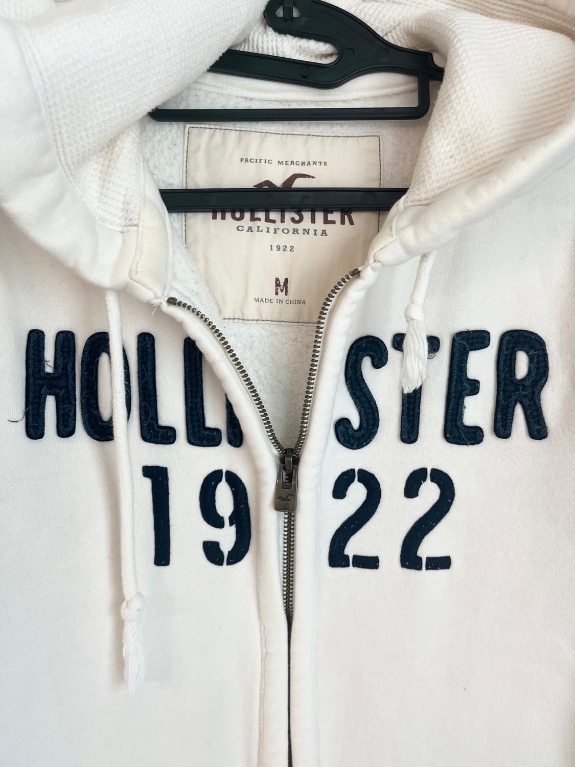 홀리스터 화이트 후드집업 [M] 상품이미지4