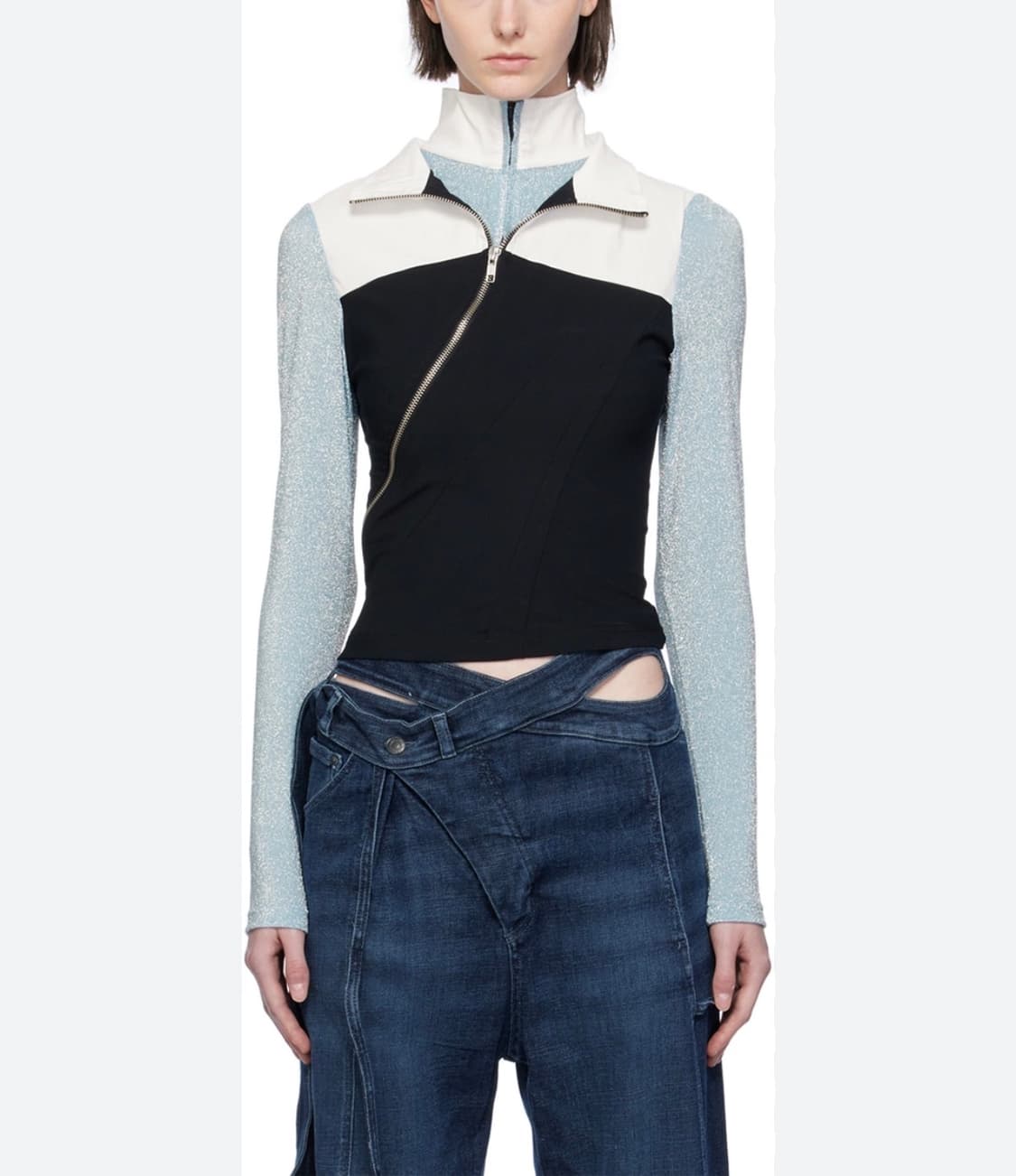 (정품/새상품) 오토링거 더블 카라 롱슬리브 탑 상품이미지6