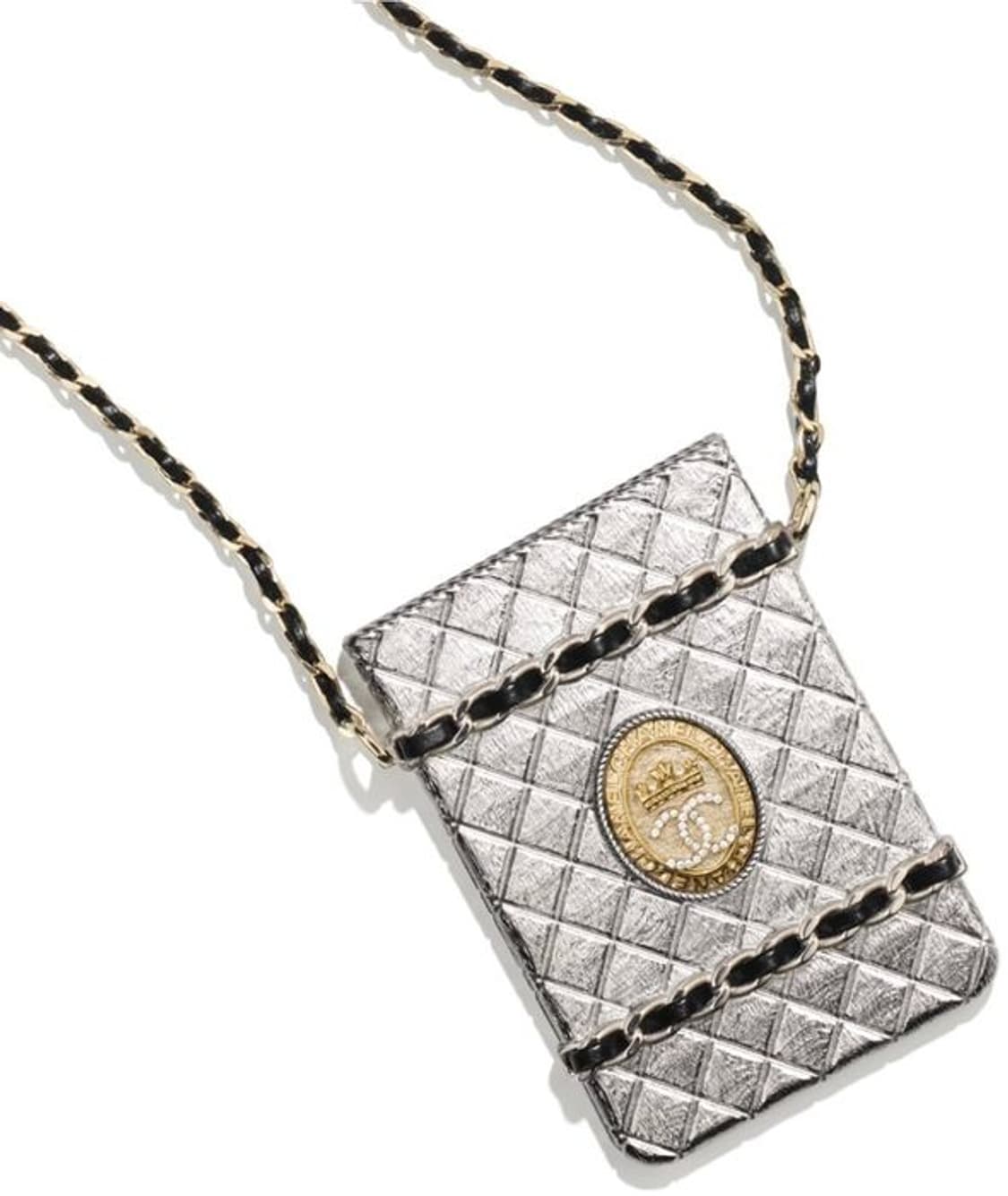 샤넬 정품 마트라세 체인목걸이 카드홀더 카드지갑 패스케이스 상품이미지3