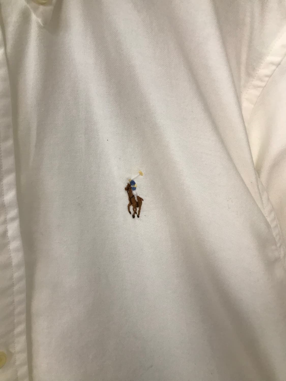 폴로 랄프로렌 화이트 옥스포드 셔츠 상품이미지4