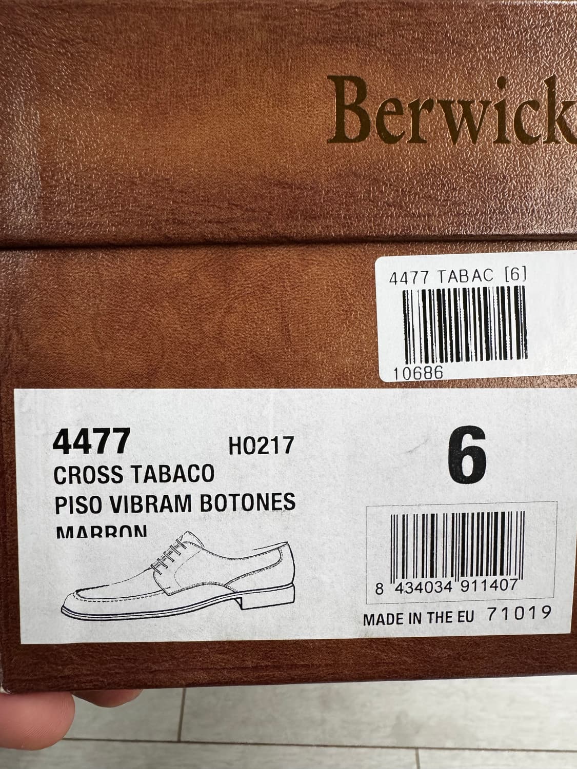 버윅 (Berwick) 4477 유팁 더비 슈즈 브라운  상품이미지9