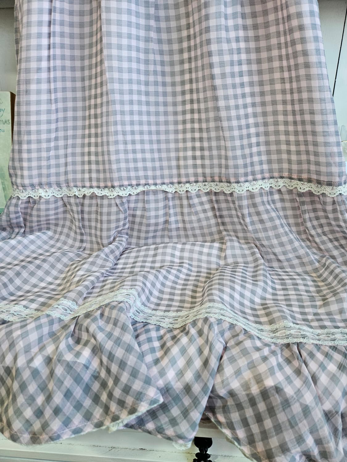 트랄라라(Tralala) 체크 레이스 롱 원피스 상품이미지9