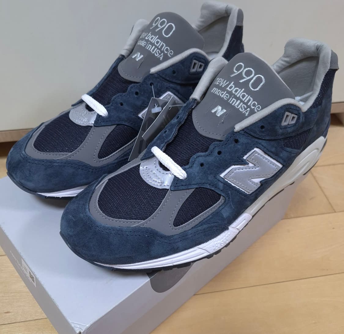 [275]뉴발란스 990v2 네이비 상품이미지4