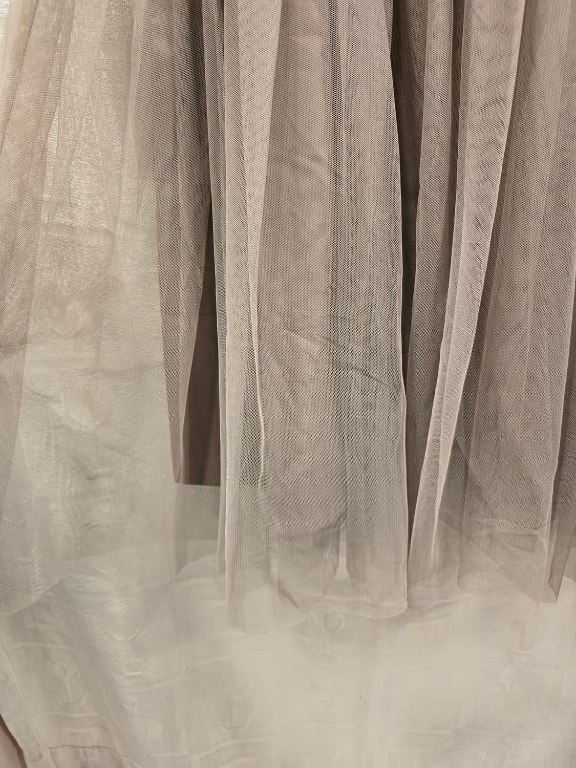 에고이스트 EGOSI 블루 스트라이프 레이스 롱 스커트 S(55) 상품이미지8