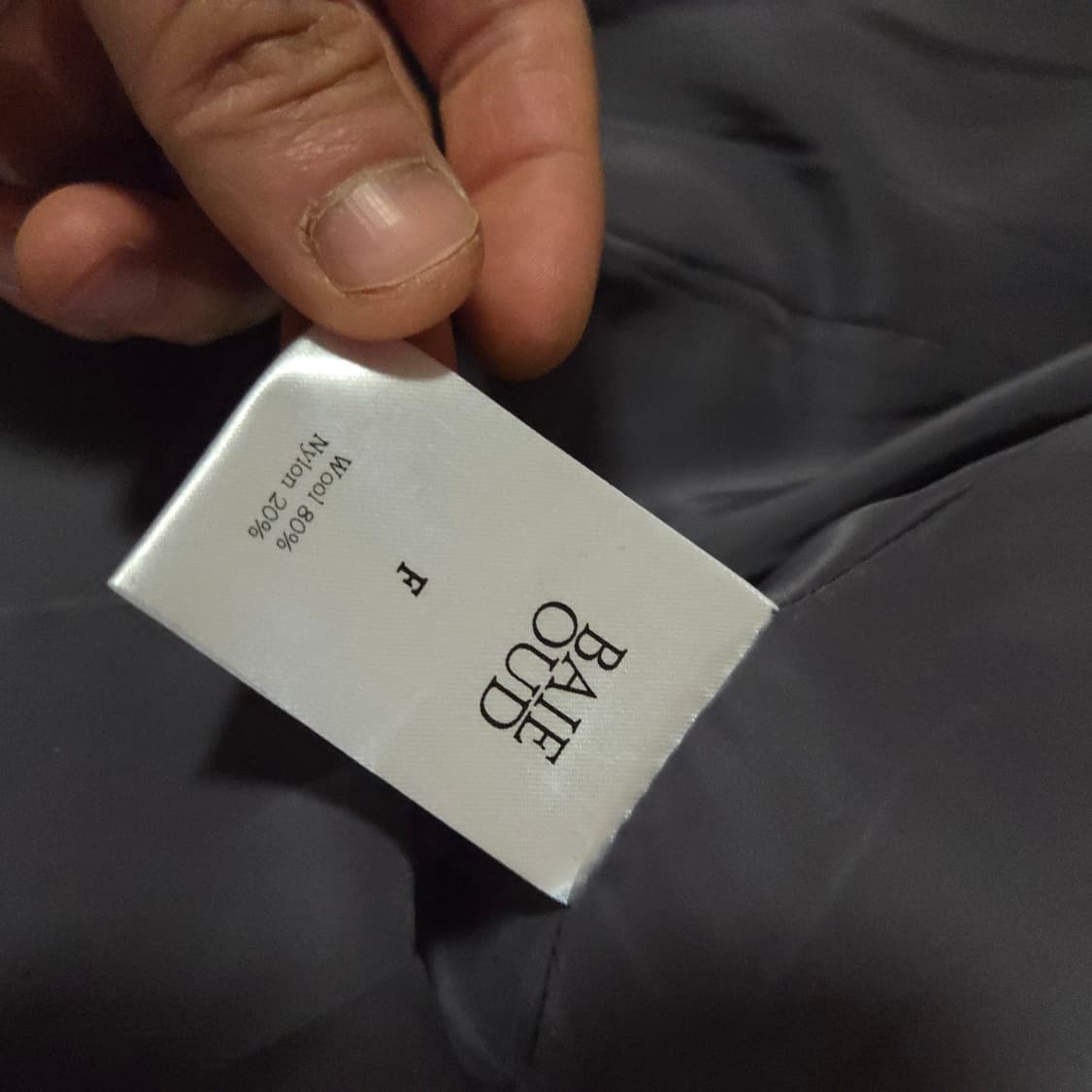 베이오드 울 블레이저 자켓 그레이 상품이미지5