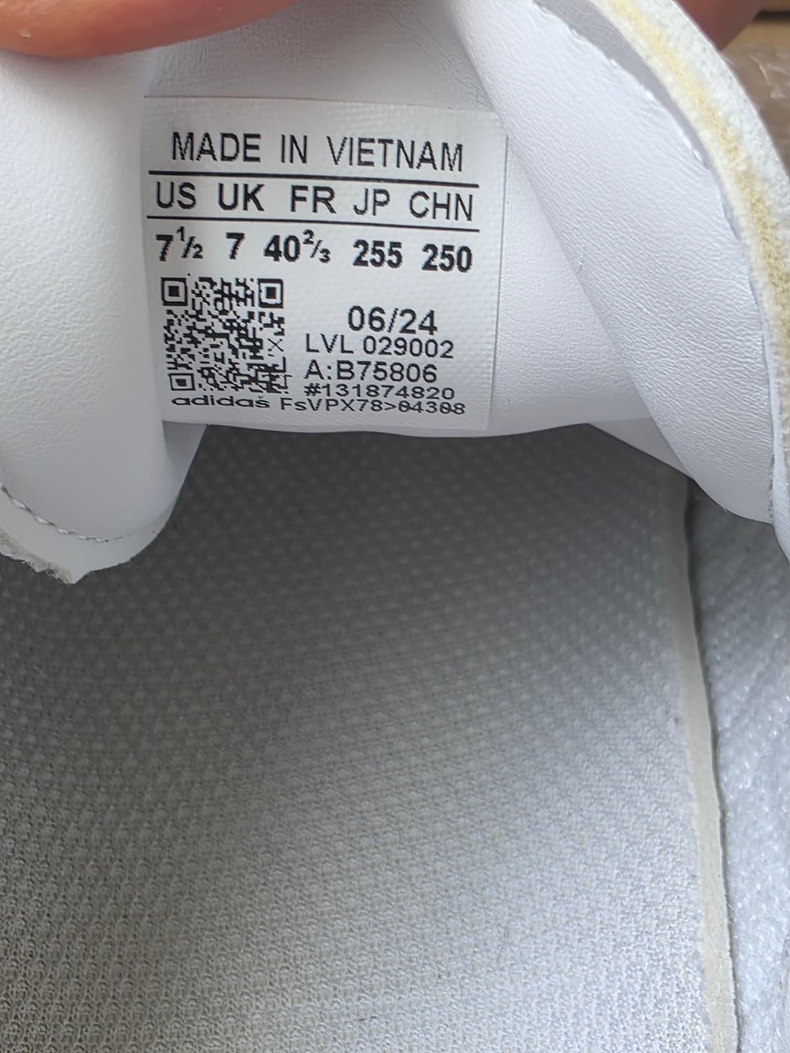 아디다스 삼바 OG 화이트 블랙 JP255 상품이미지7