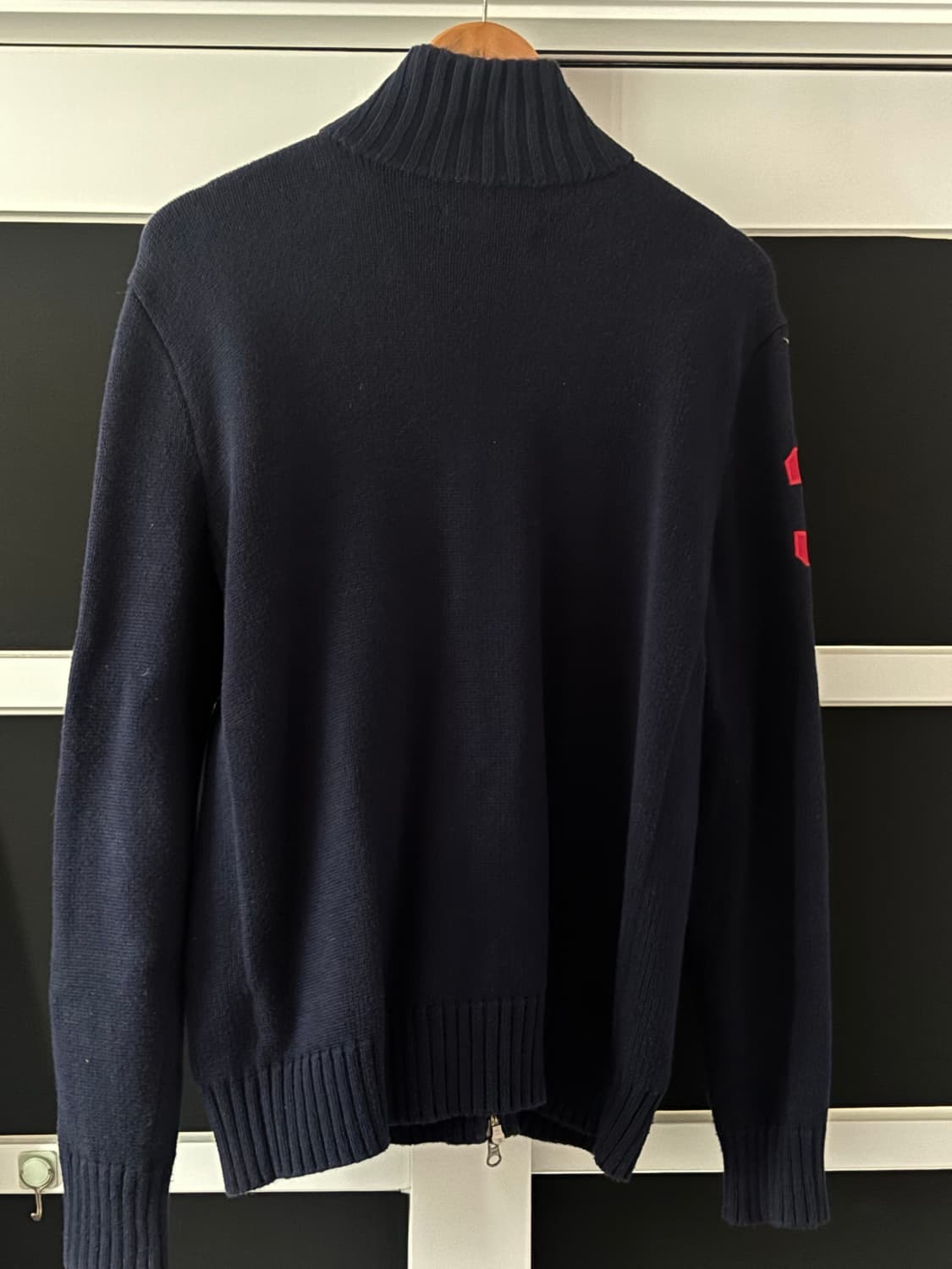 폴로 빅포니 뉴욕 니트집업 팝니다 상품이미지3