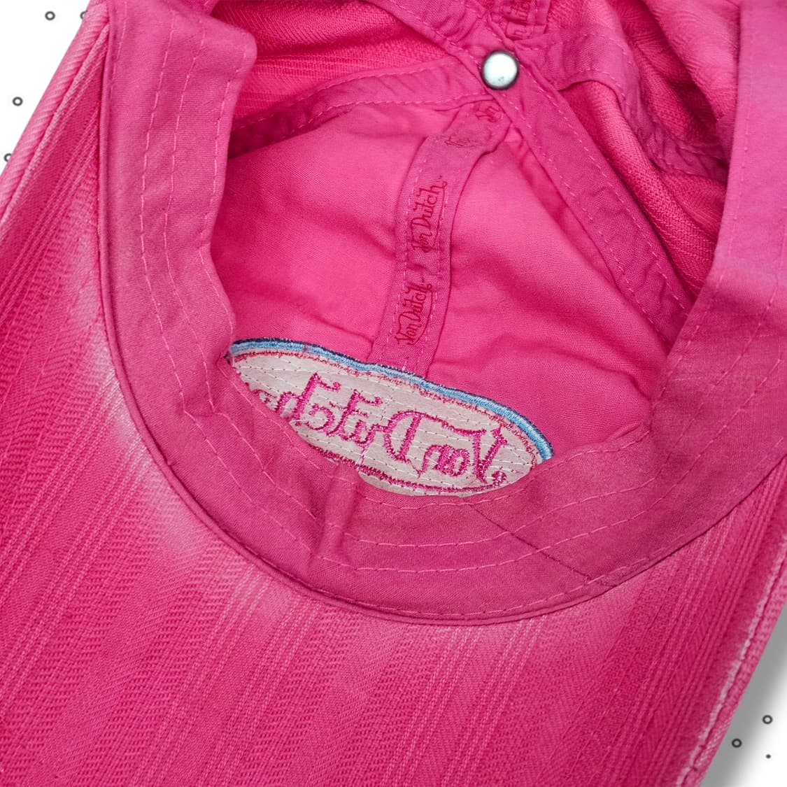  VonDutch 본더치 골지 패치 핫핑크 캡 상품이미지7