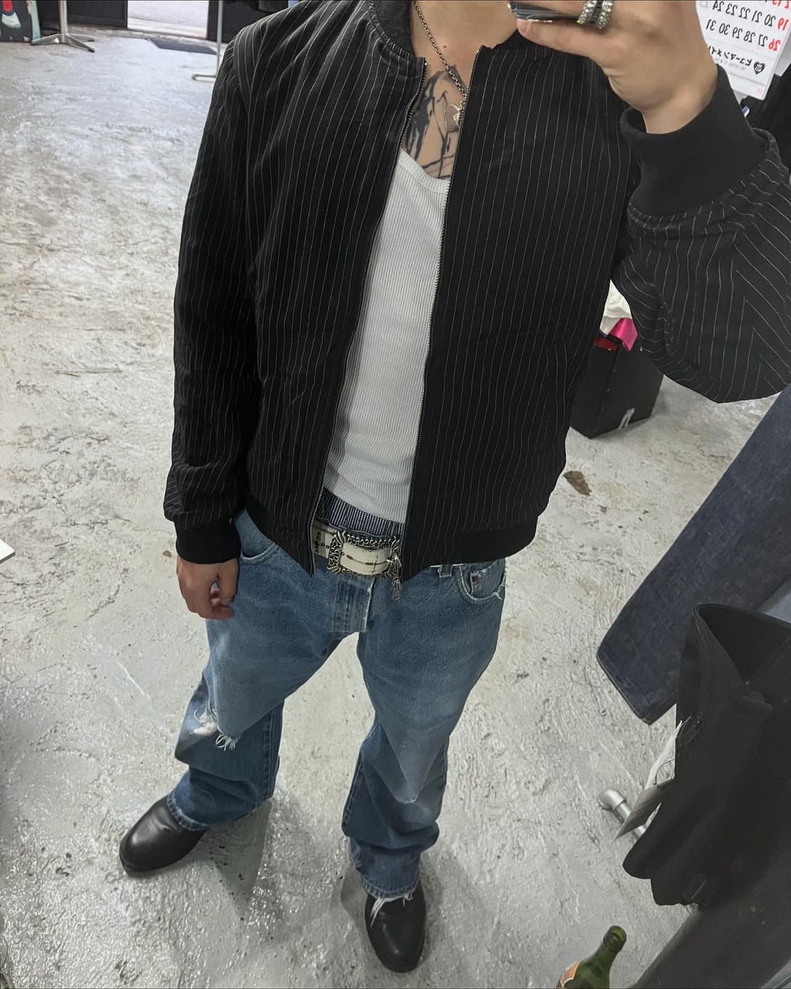 vtg ma-1 jacket (reversible, 2way zip) 상품이미지2