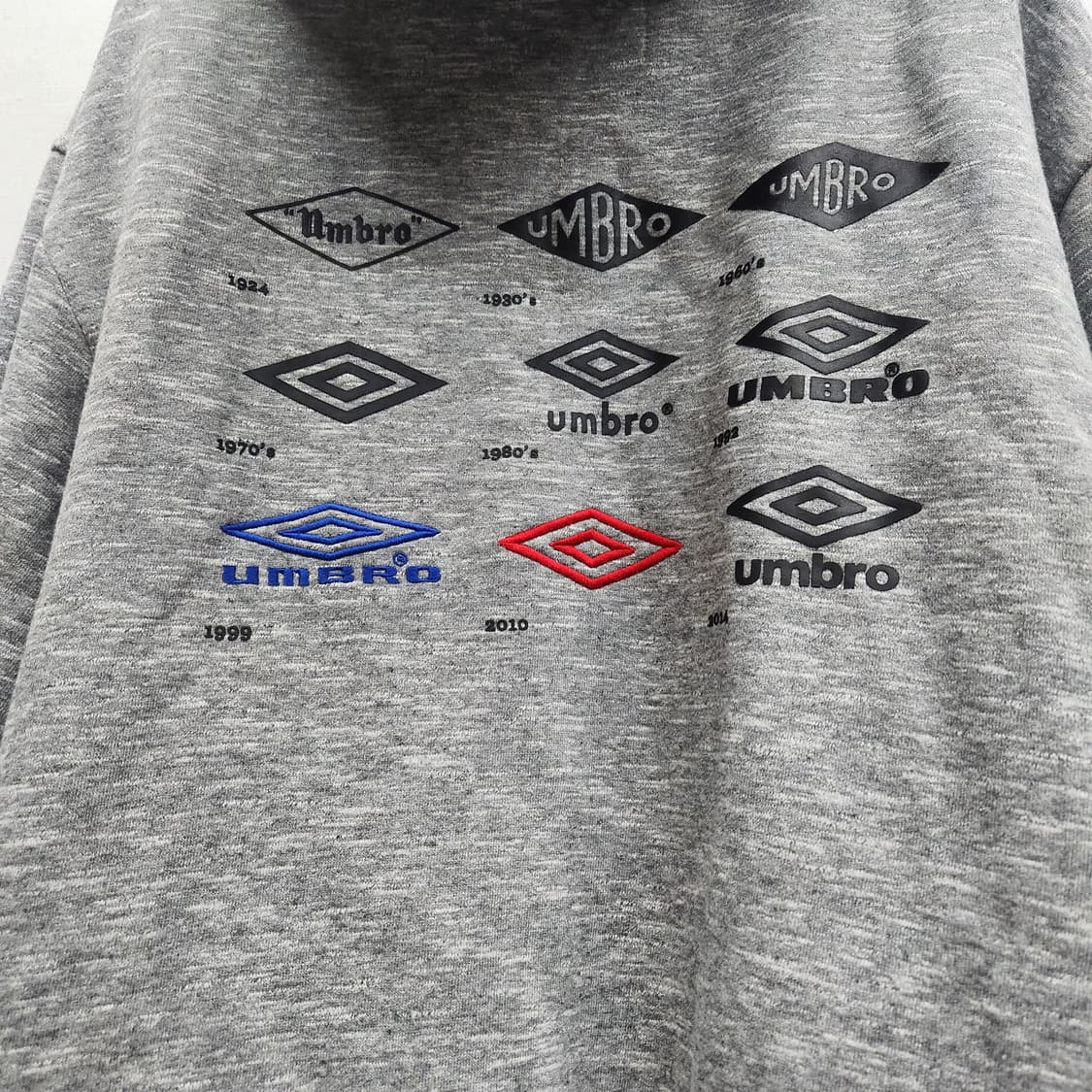 엄브로 빅포켓 멀티 로고 풀집업 후드집업 2XL(XL) 상품이미지5