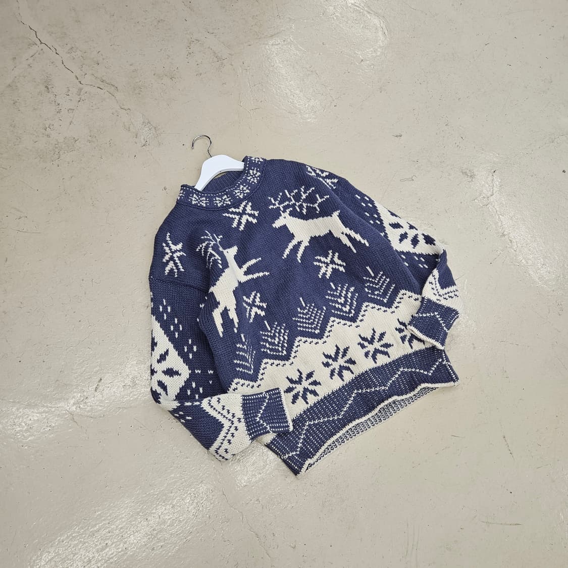 90's snowy peak 스노위픽 빈티지 니트 스웨터 뉴질랜드산 L 상품이미지1