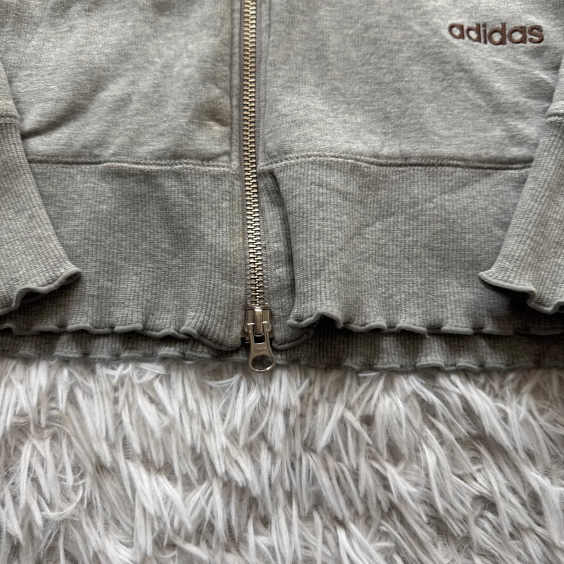 ADIDAS 일본빈티지 노드 후드집업 아디다스 빈티지후드집업 L 44 상품이미지5