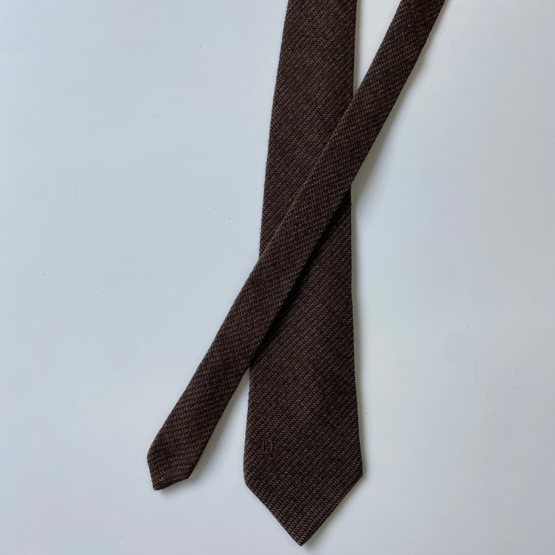크리스찬 디올(Dior) 영문로고 명품 정품 울넥타이 8.7cm 상품이미지2