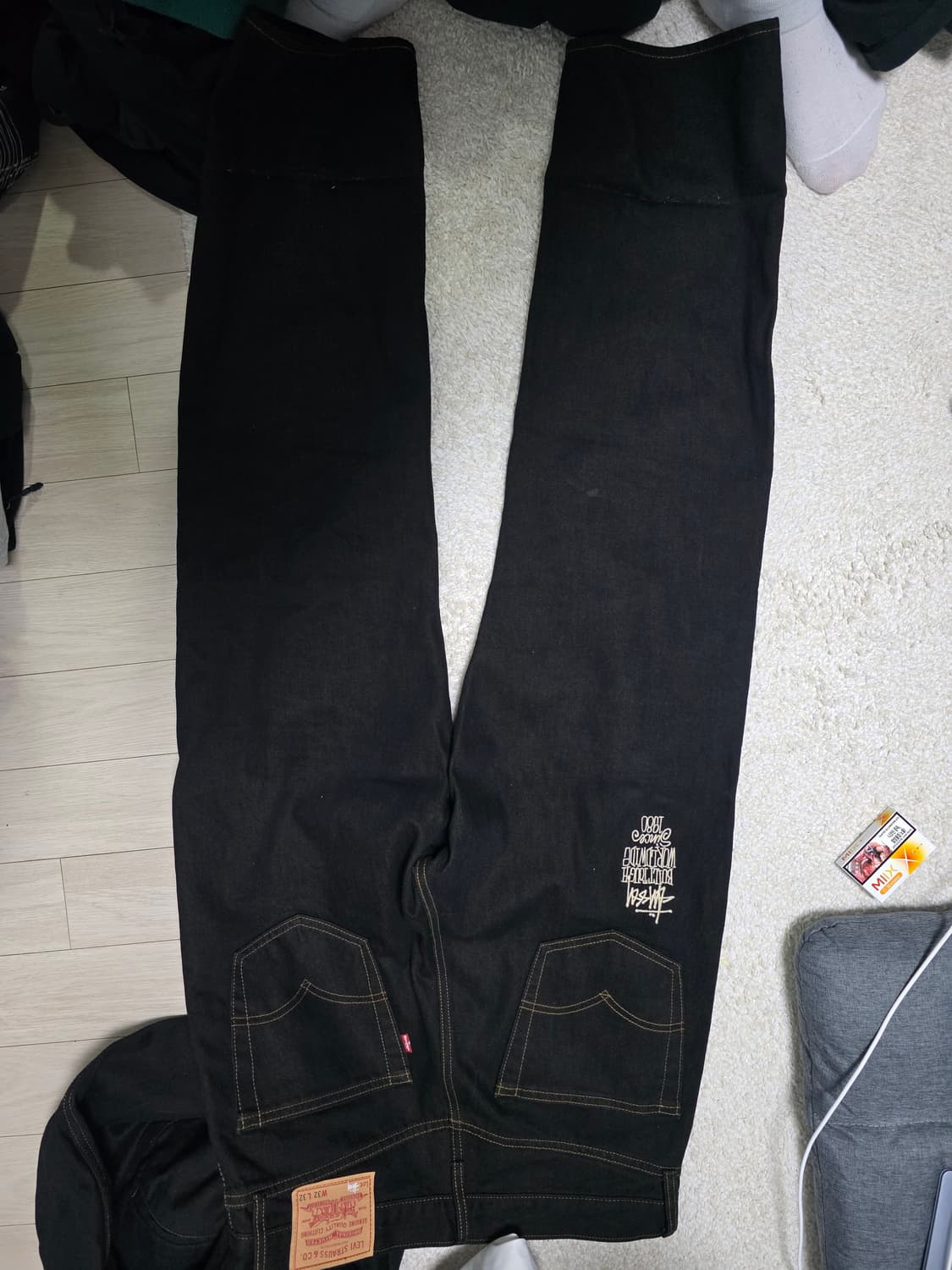 리바이스 X 스투시 콜라보 상의 / 하의 셋업 판매합니다. 상품이미지8